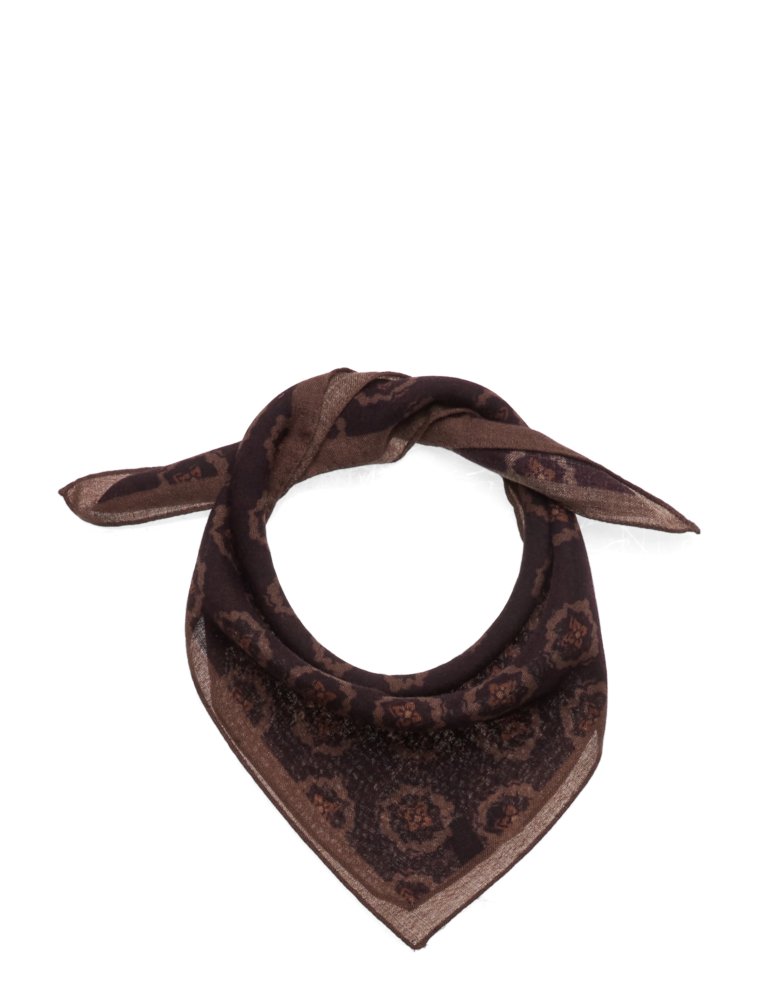 Portia 1924 - Wool Bandana - brown - 2