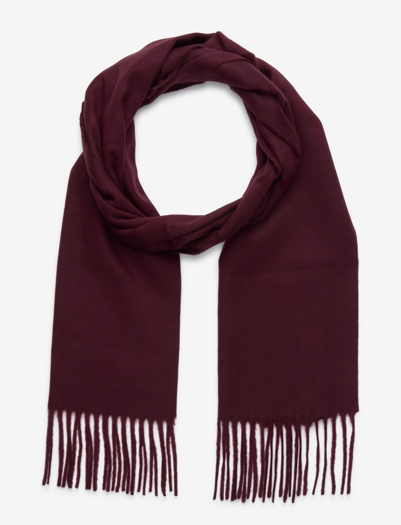 Portia 1924 - Burgundy Cashmink Scarf - halsdukar - burgundy - 0
