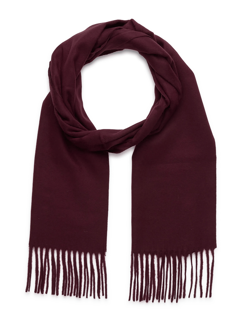 Portia 1924 - Burgundy Cashmink Scarf - halsdukar - burgundy - 0