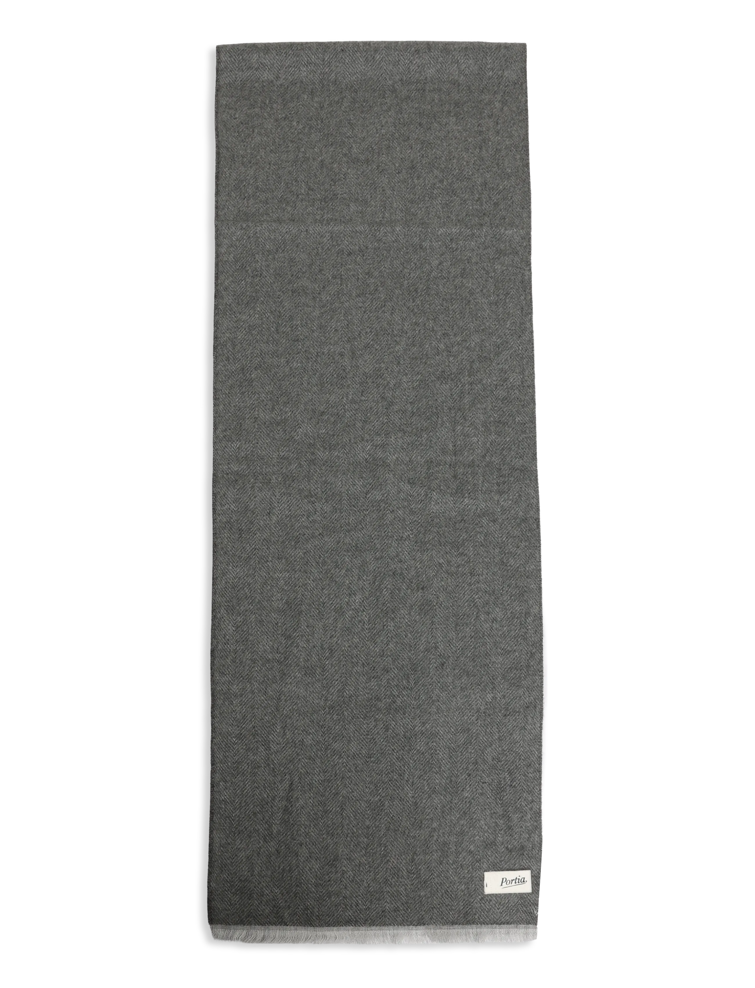Portia 1924 Wool/Polyester Scarf - Accessoarer - GREY / grey