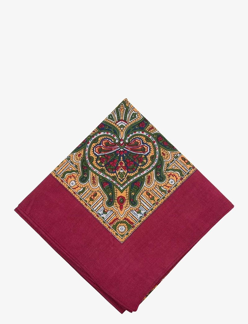 Portia 1924 - Cotton Bandana - lightweight scarves - burgundy - 1