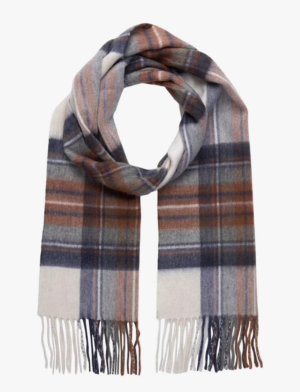 Portia 1924 - Beige Wool Scarf - winterschals - beige - 1