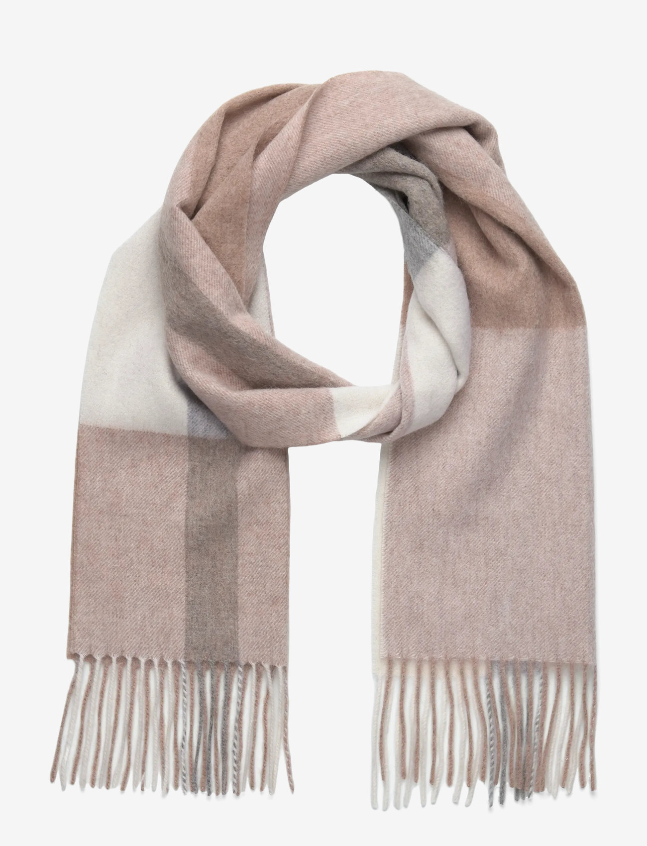 Portia 1924 - Beige Wool Scarf - beige - 0