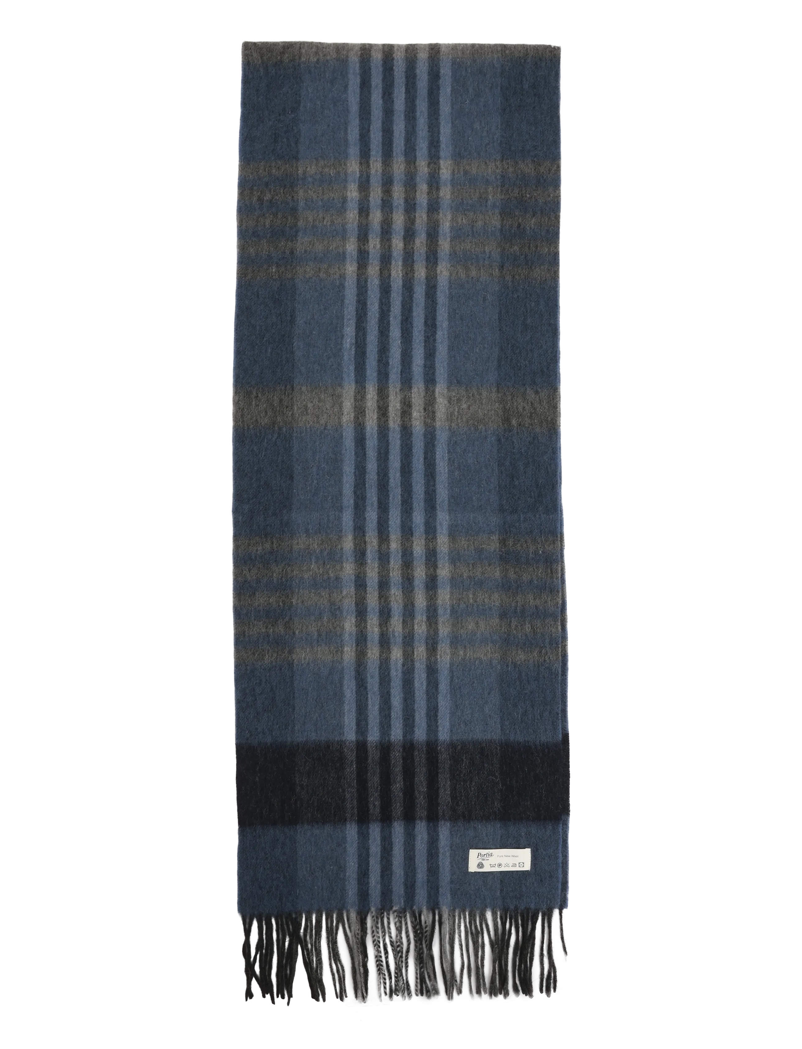 Portia 1924 Wool Scarf - Accessoarer - BLUE / blue