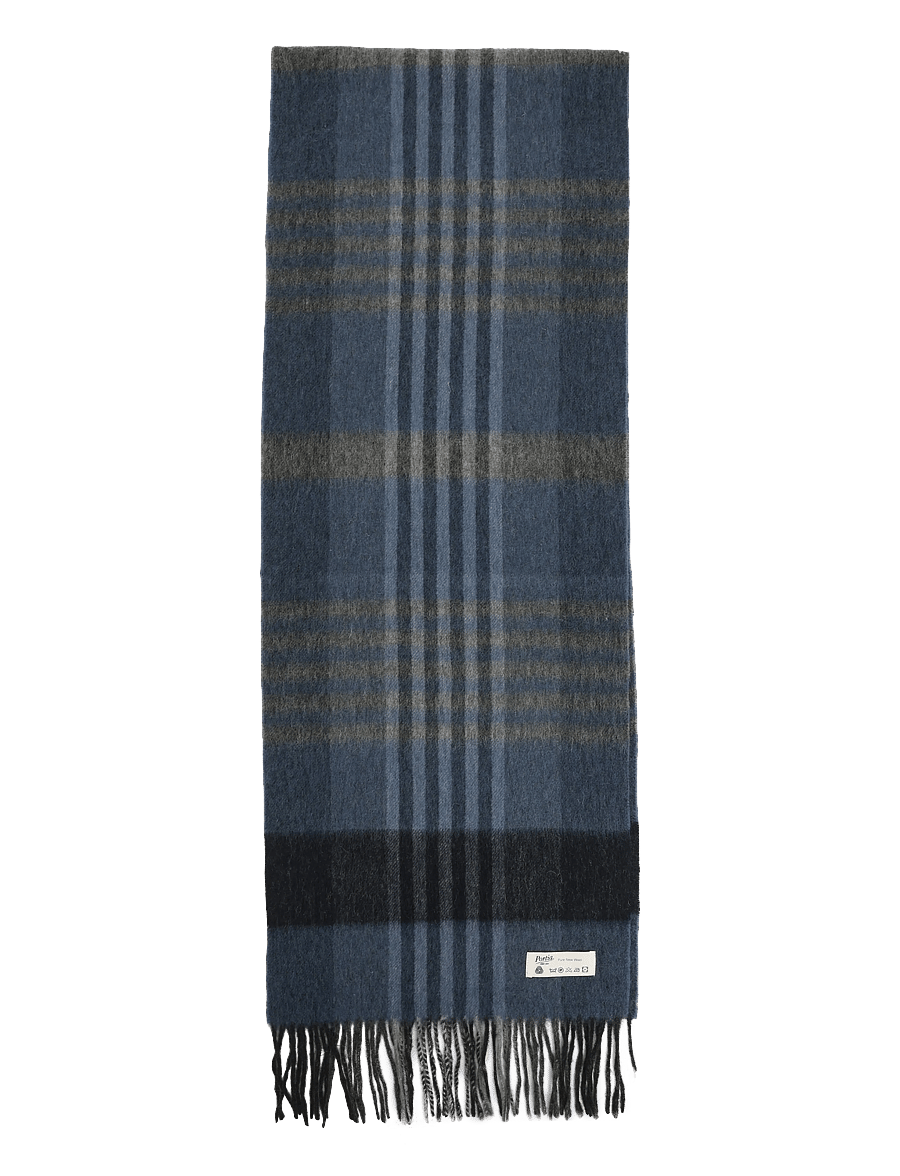Portia 1924 - Wool Scarf - halsdukar - blue - 0