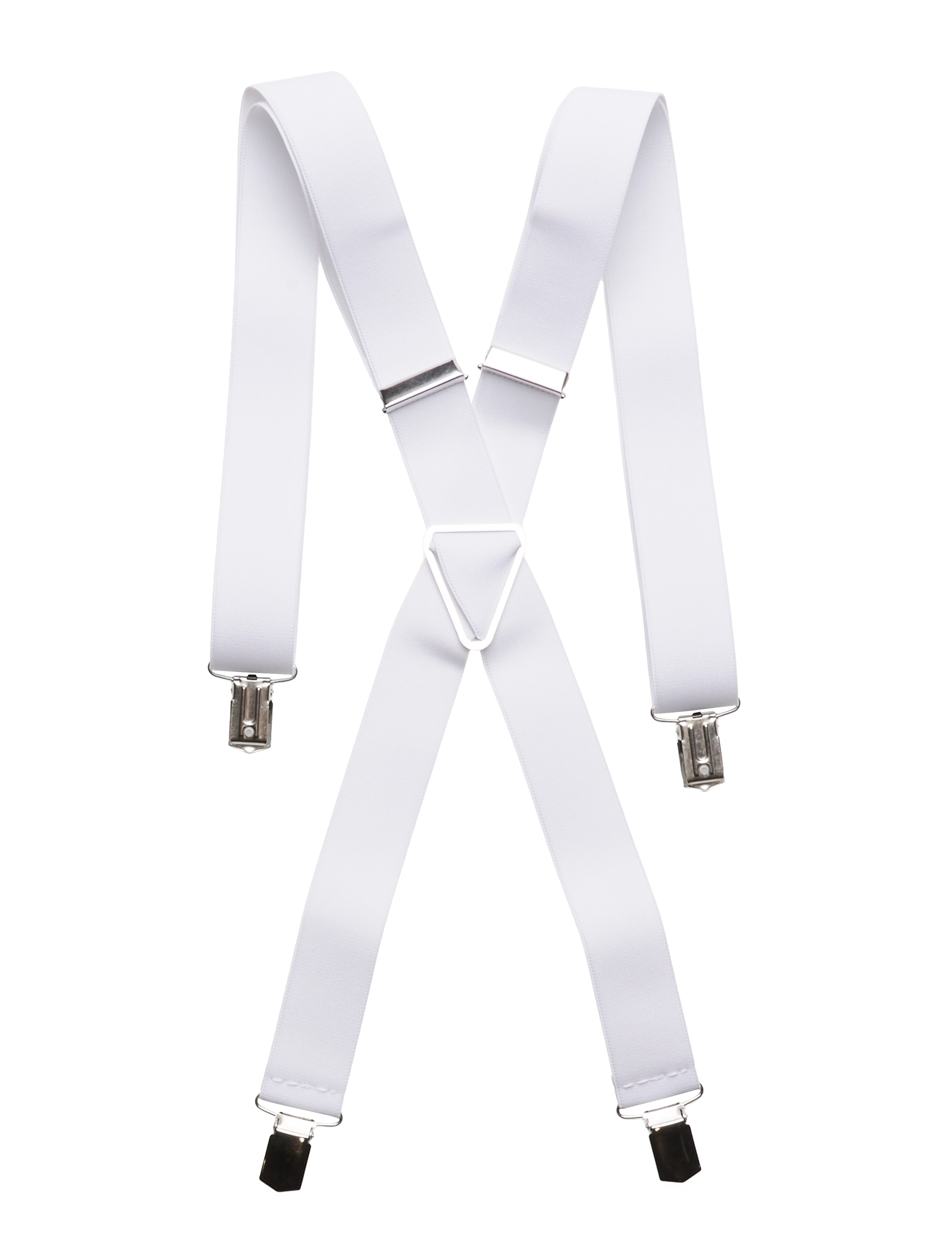 Portia 1924 - Solid Suspenders - hosenträger - white - 1