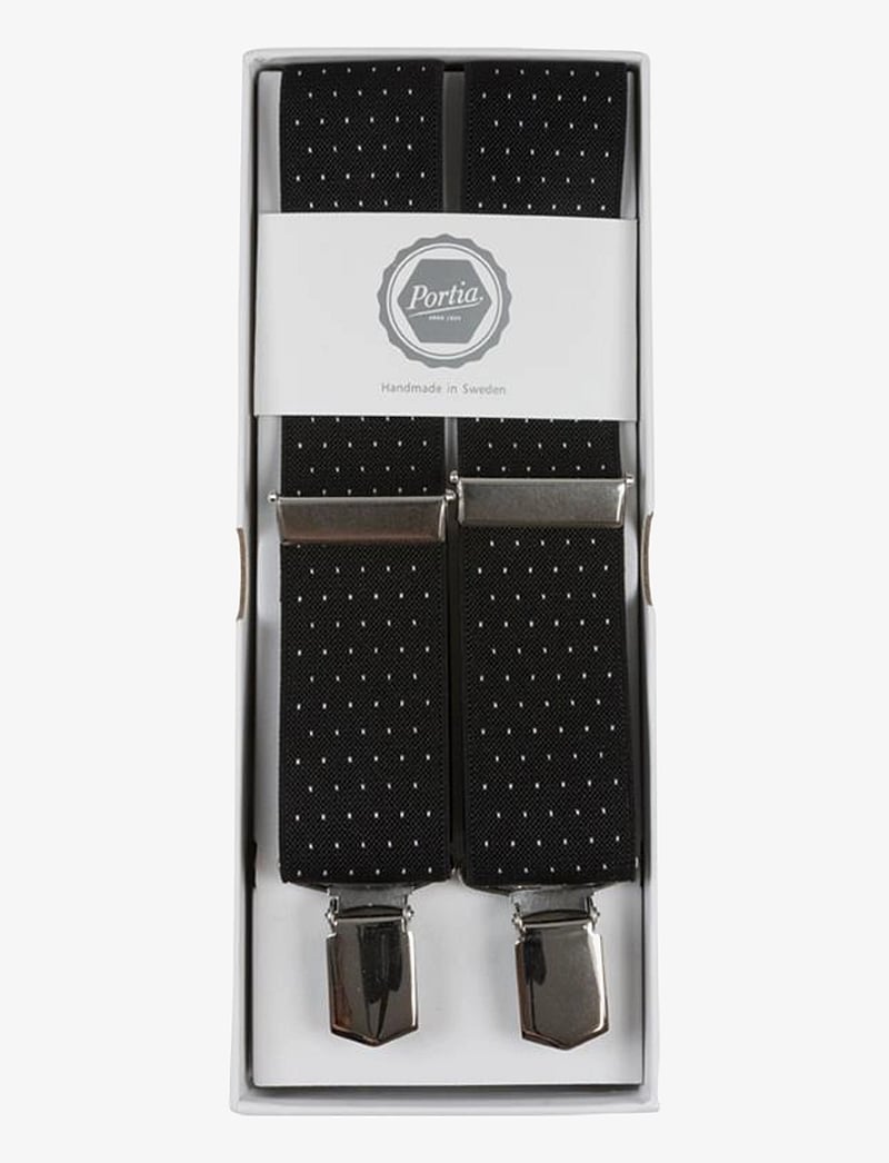 Portia 1924 - Dotted Suspenders - bretelles - black - 0
