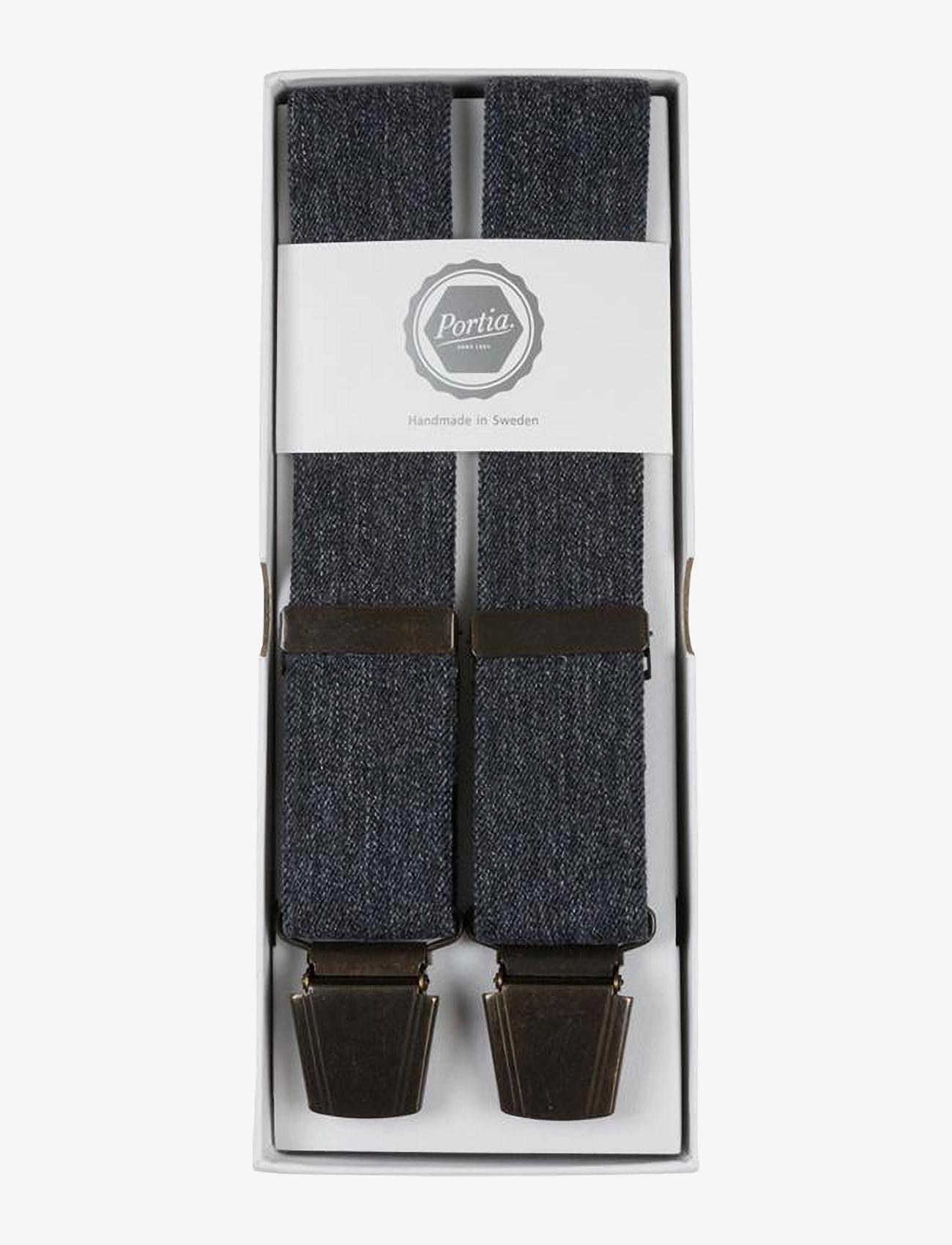 Portia 1924 Melange Suspenders - Krawatten & Accessoires - BLACK / black