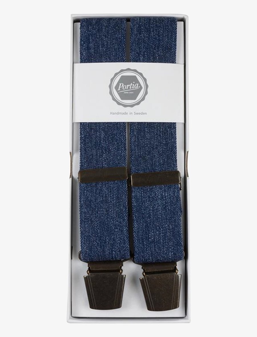 Portia 1924 - Melange Suspenders - hängslen - blue - 1