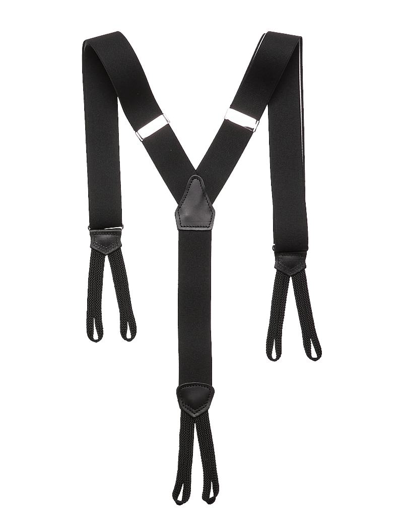 Portia 1924 - Suspenders Textile ends - bretelles - black - 1