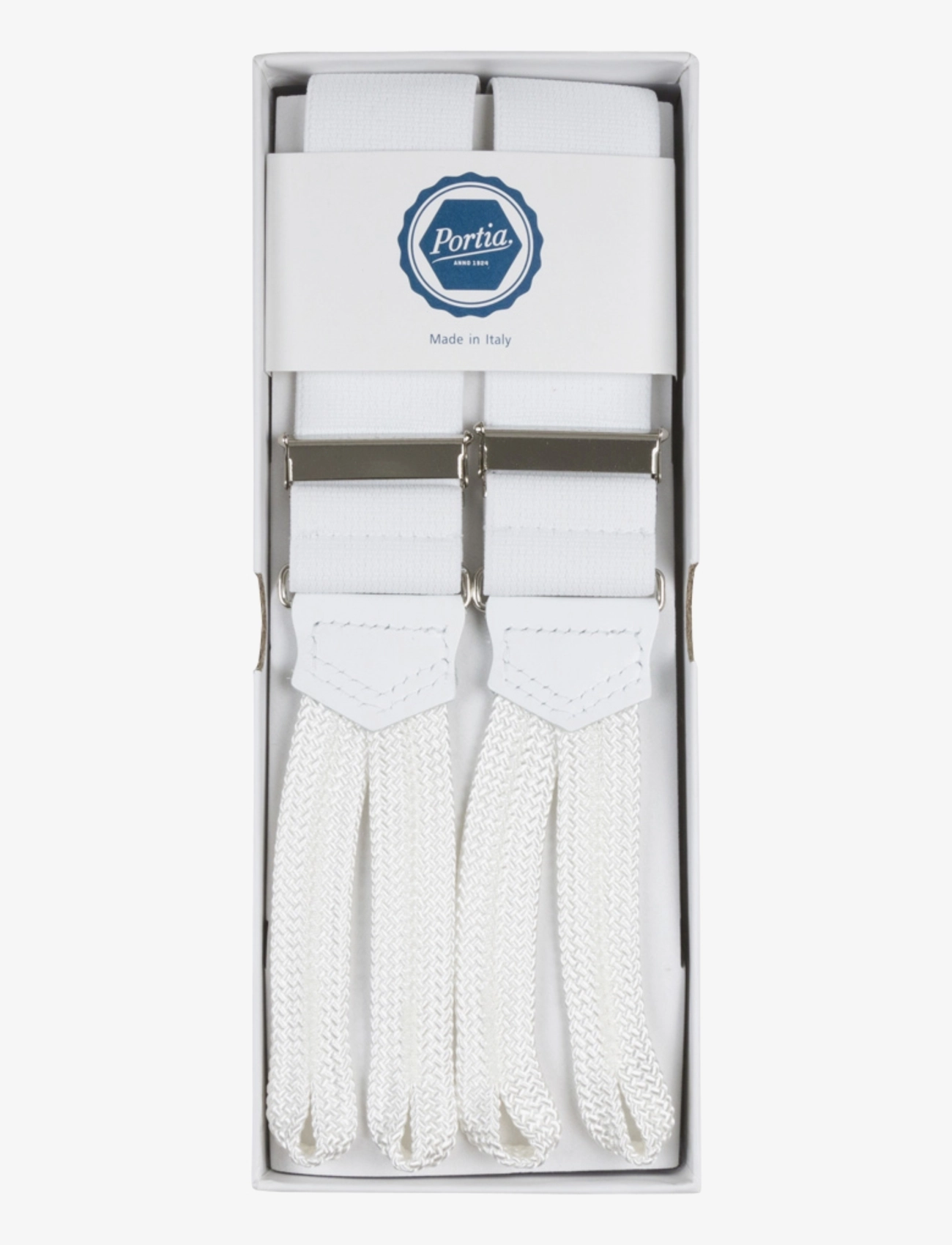Portia 1924 - Suspenders Textile ends - bretels - white - 0