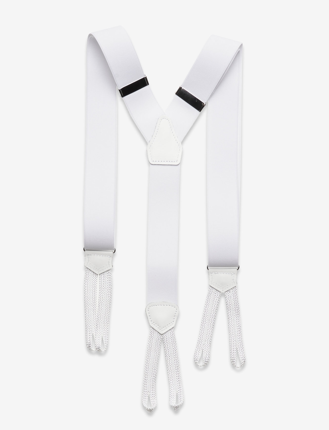 Portia 1924 - Suspenders Textile ends - hosenträger - white - 1