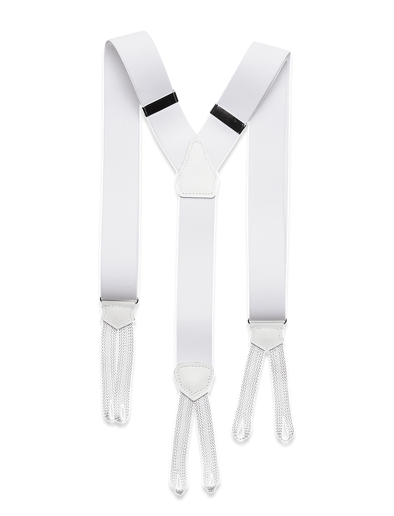 Portia 1924 - Suspenders Textile ends - hosenträger - white - 1