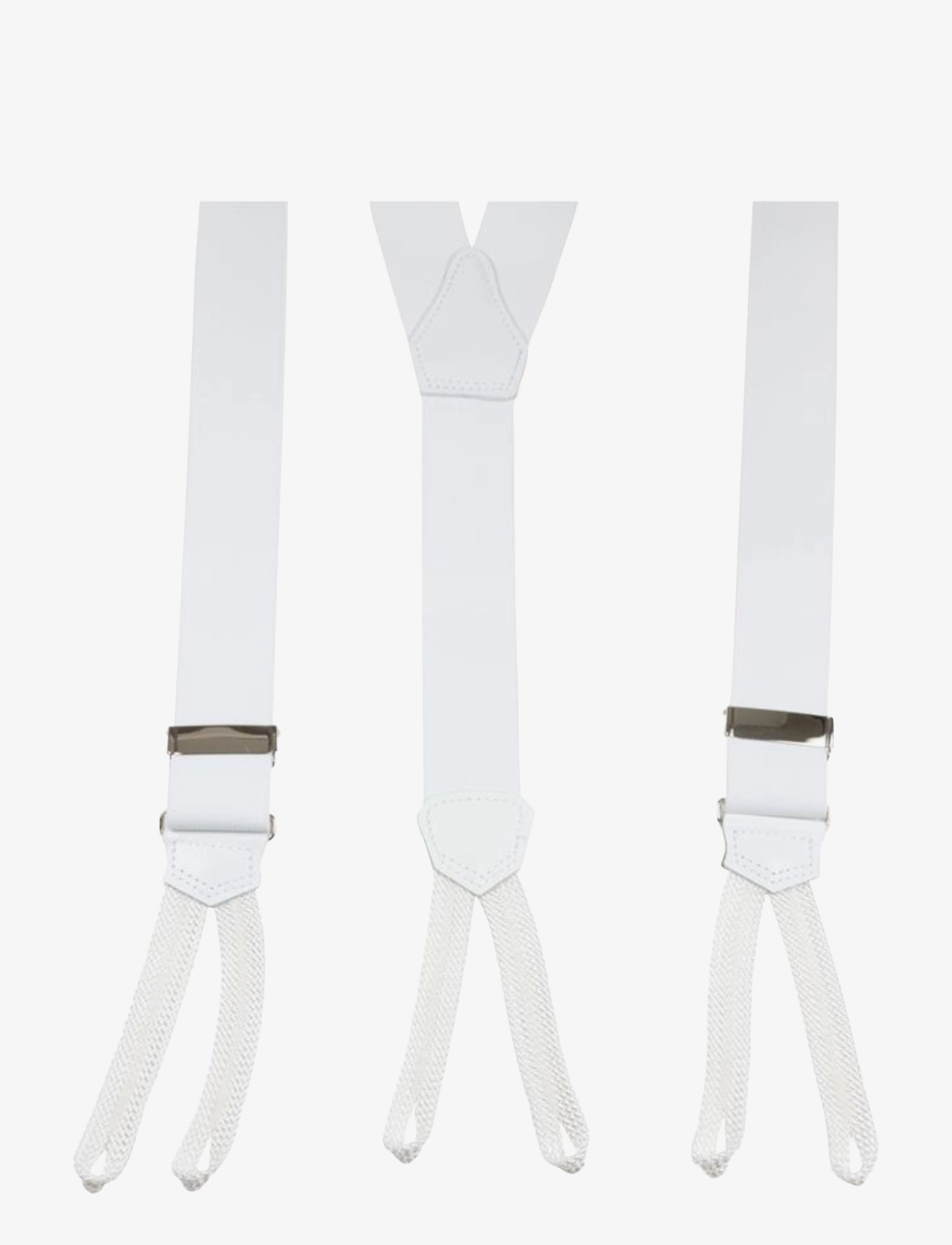 Portia 1924 - Suspenders Textile ends - bretels - white - 2