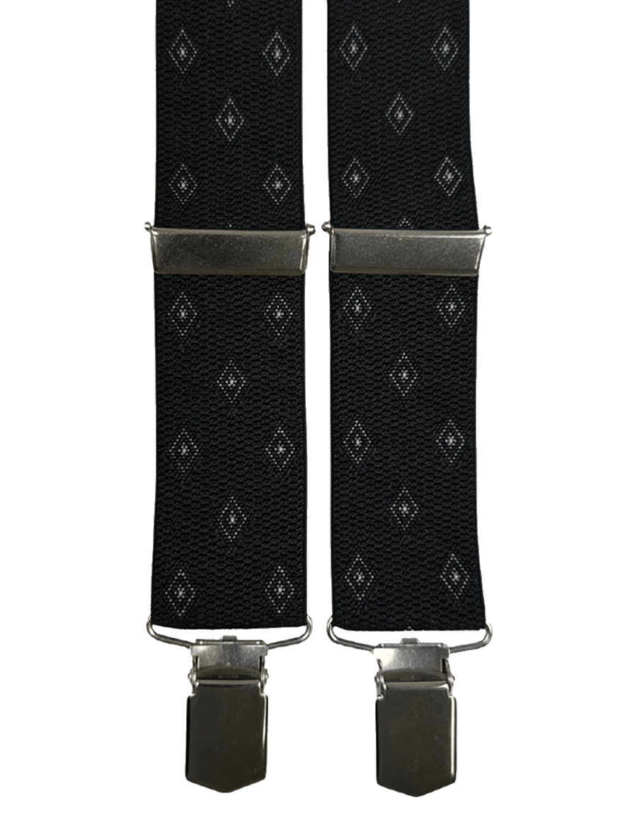 Portia 1924 - Pattern Suspenders - hosenträger - black - 1