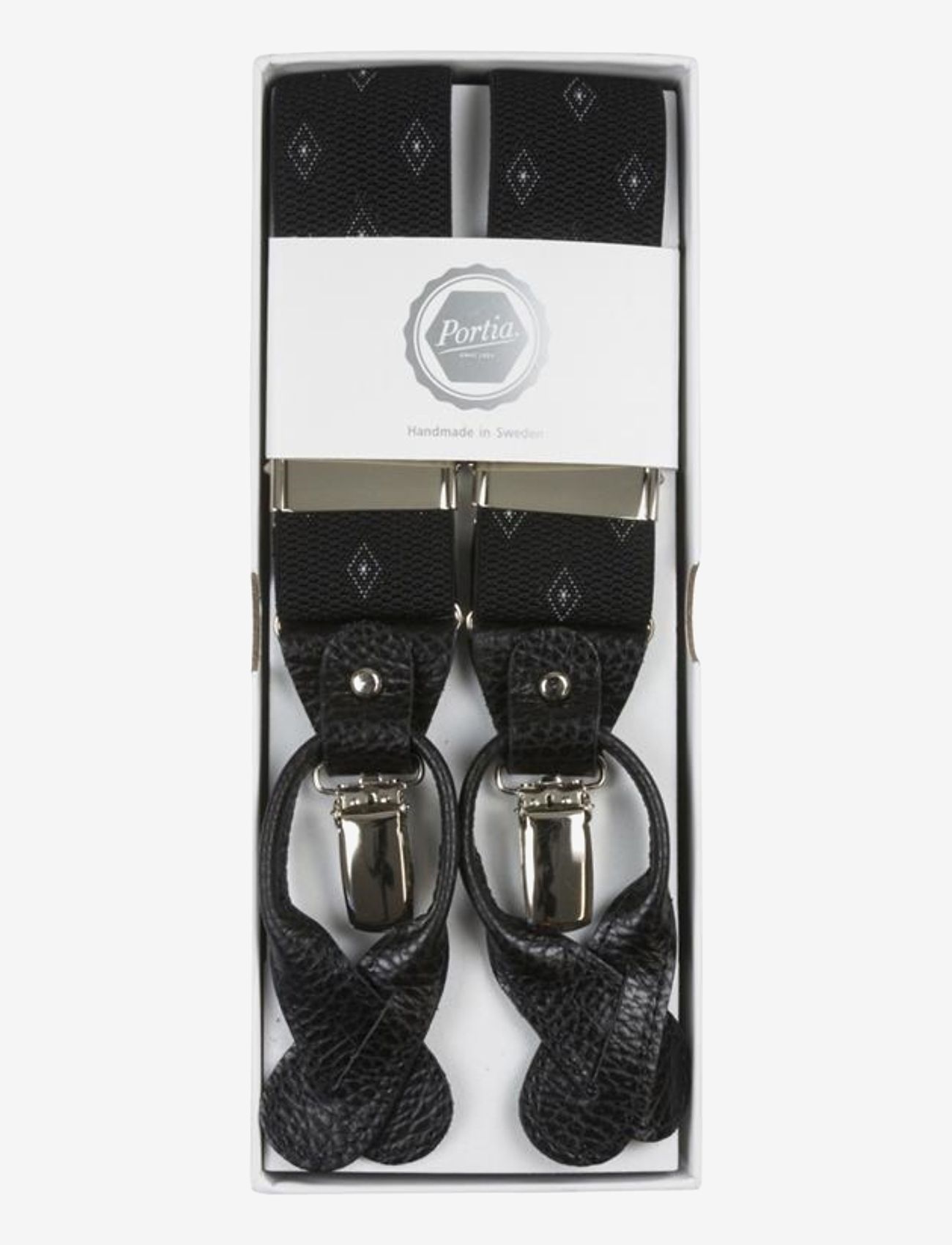 Portia 1924 - Pattern Suspenders - black - 0