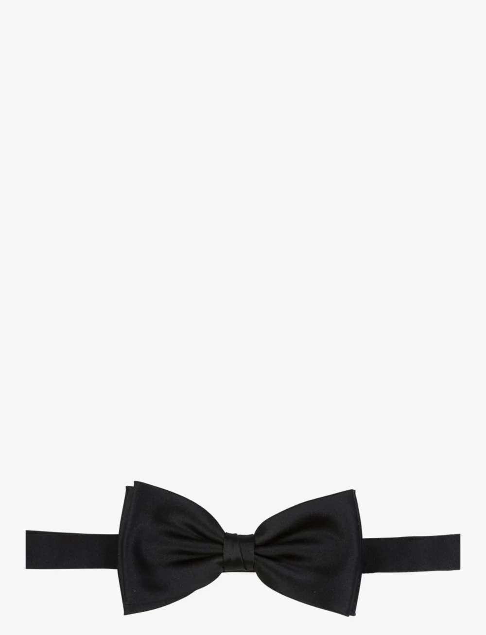 Portia 1924 - Solid Bow Tie Polyester - fliegen - black - 0