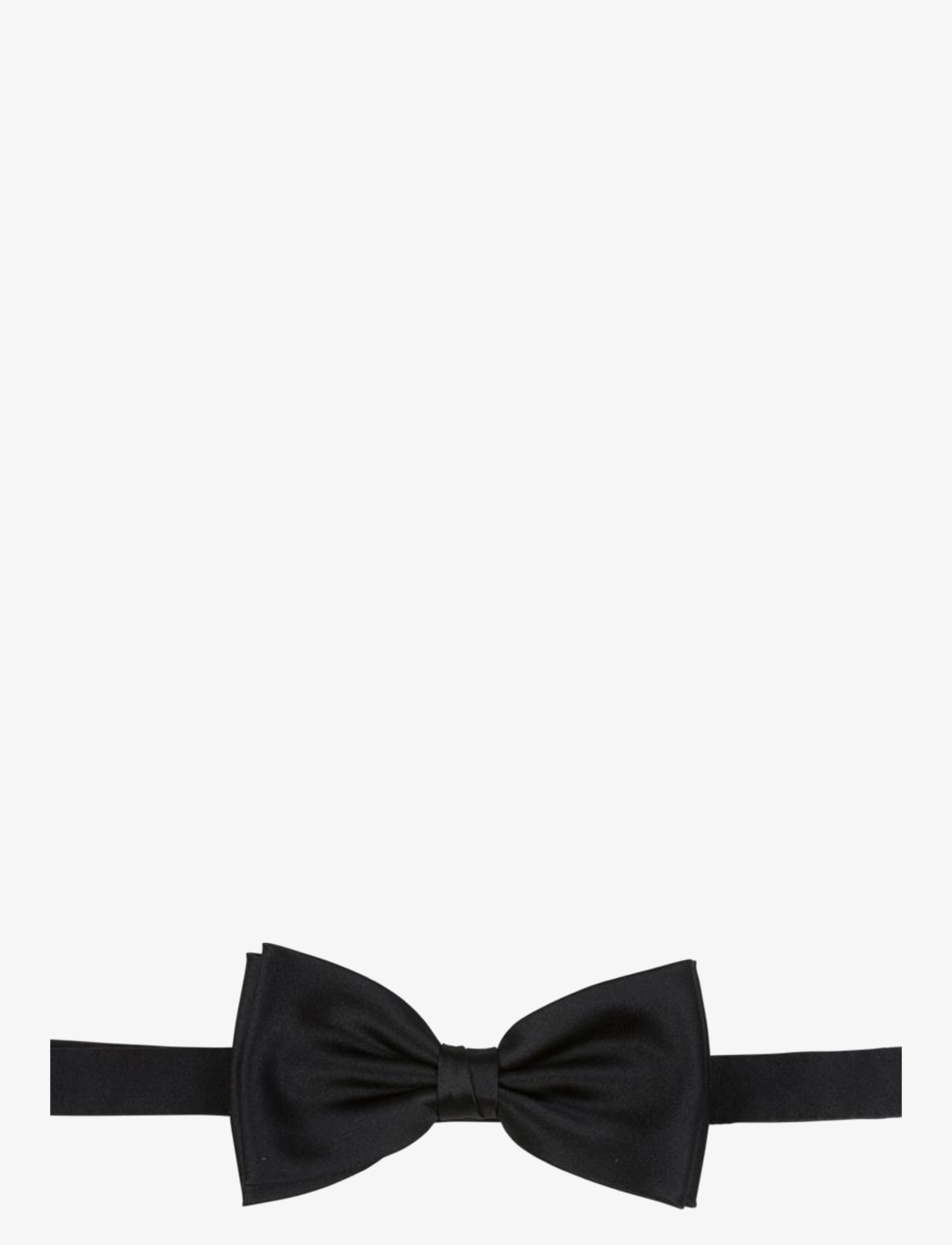 Portia 1924 Solid Bow Tie Polyester - Solmiot & asusteet - BLACK / black