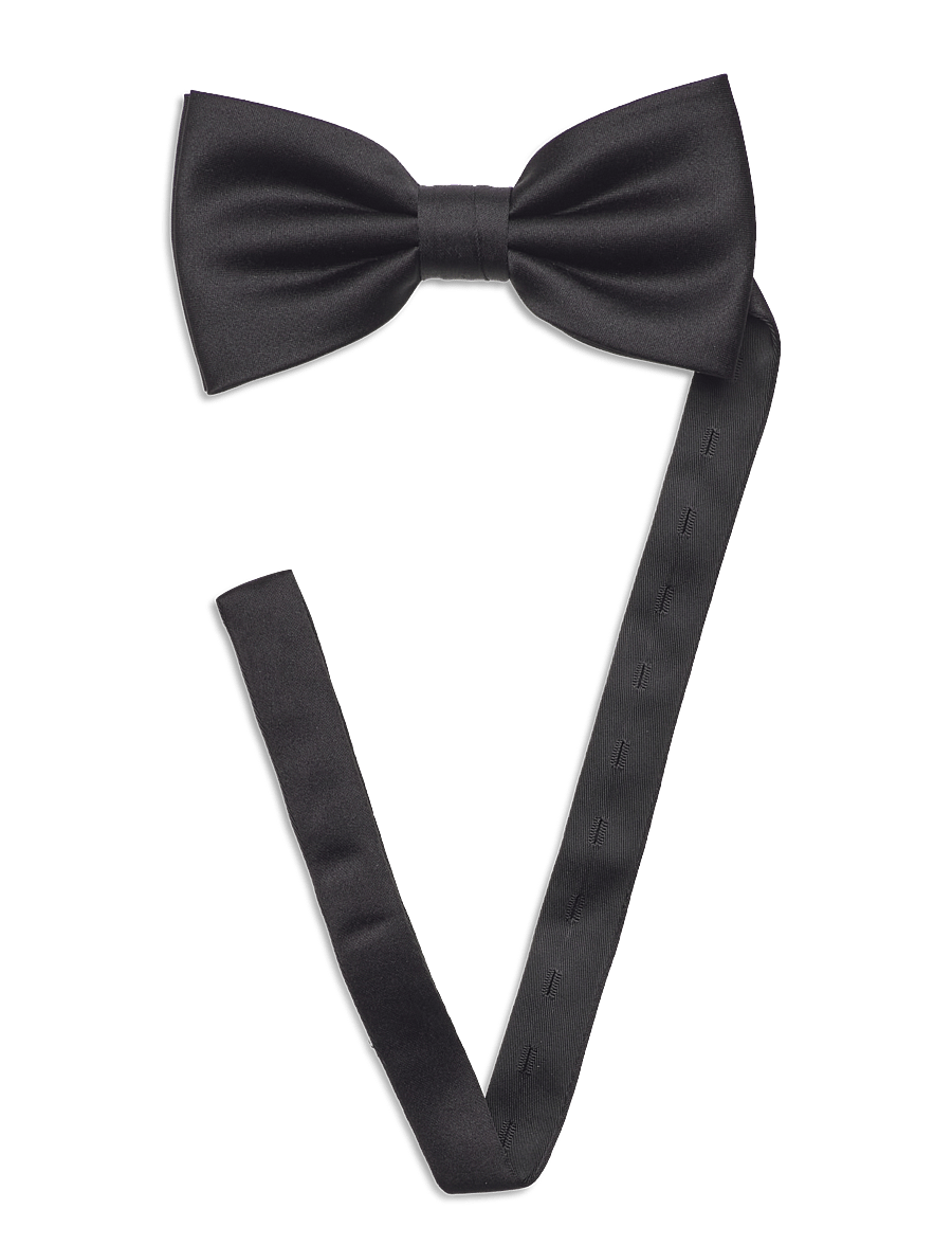 Portia 1924 - Solid Bow Tie Polyester - fliegen - black - 1