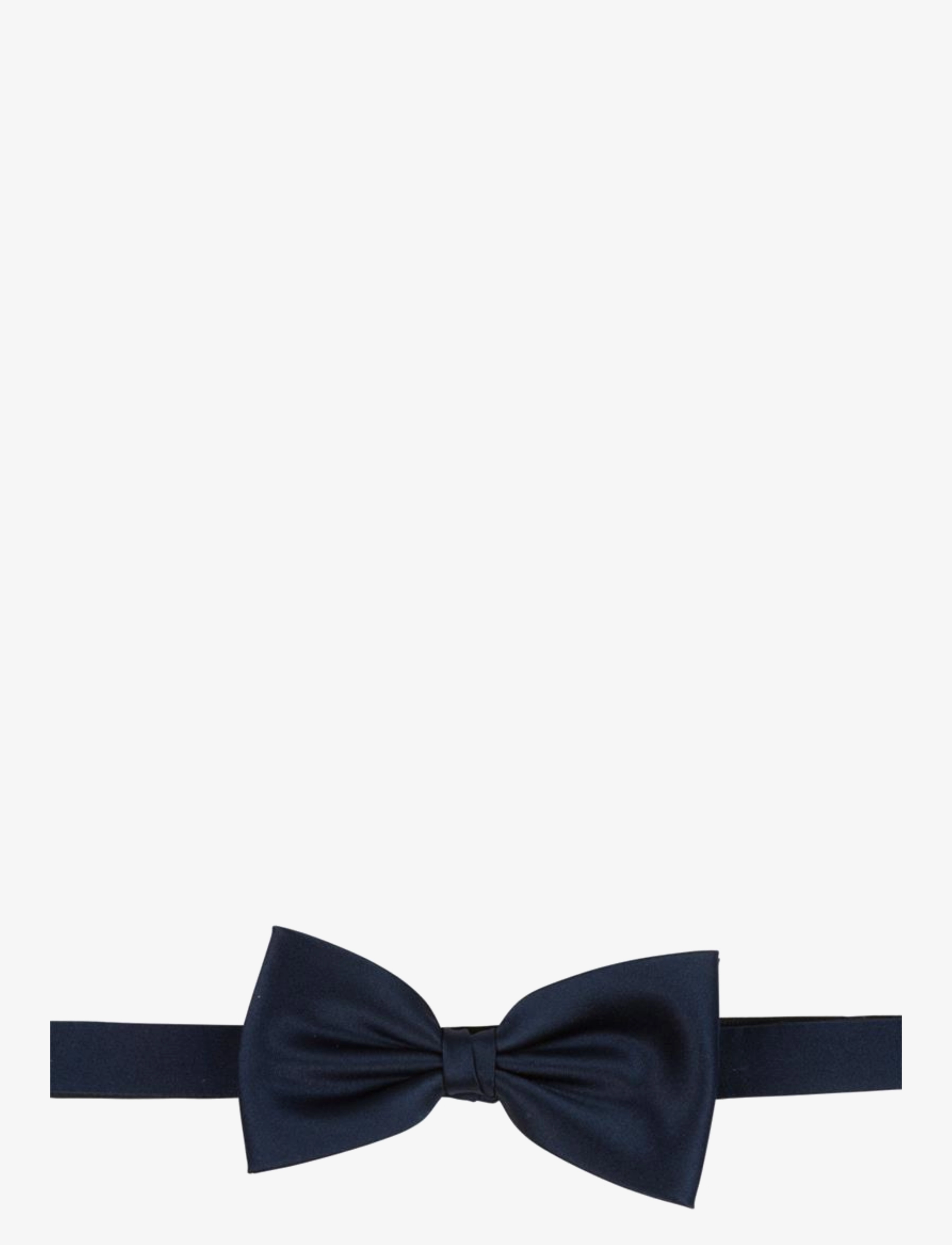 PORTIA 1924 Solid Bow Tie Polyester Navy - One Size - Herren