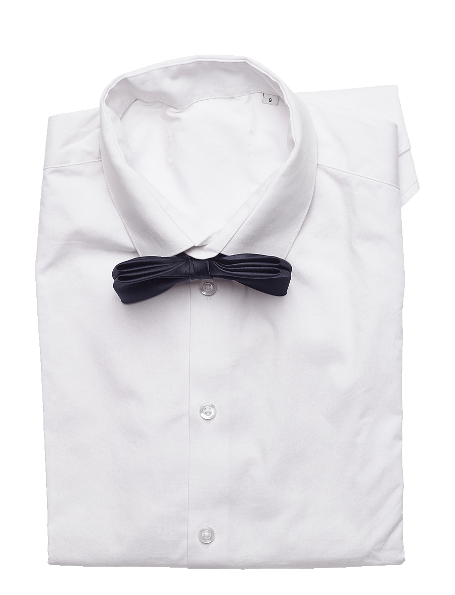Portia 1924 - Solid Bow Tie Polyester - fliegen - dark blue - 2