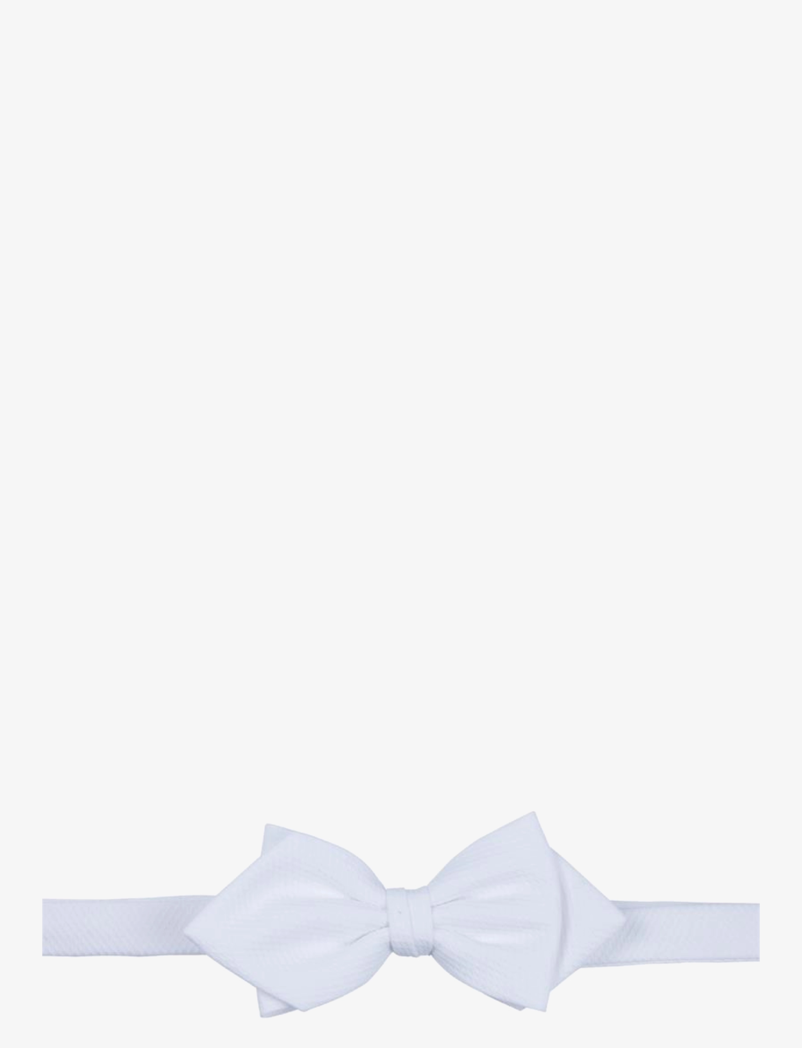 Portia 1924 Pique Bow Tie Pointed -  - WHITE / white