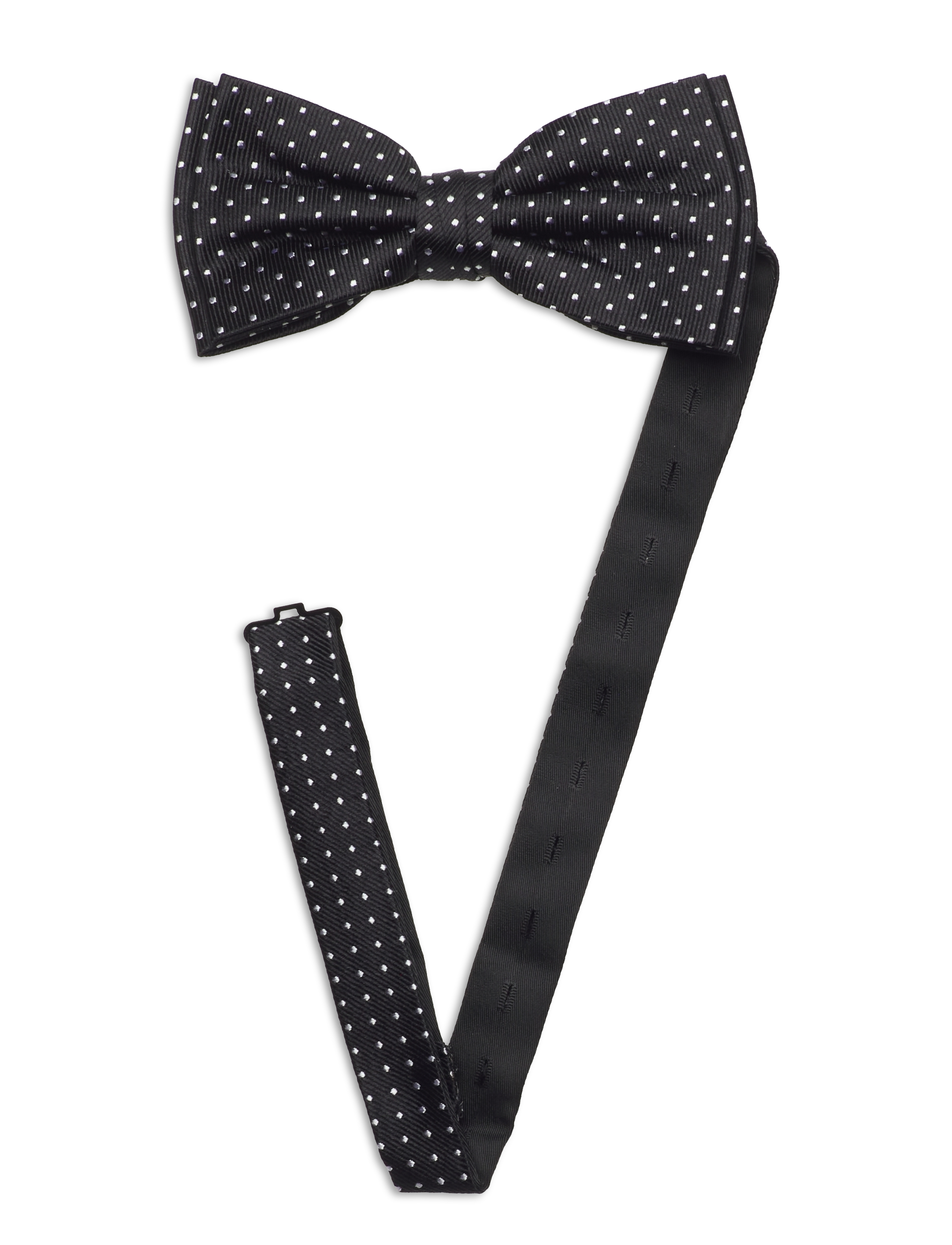 Portia 1924 - Dots Silk Bow Tie - navy/red - 1