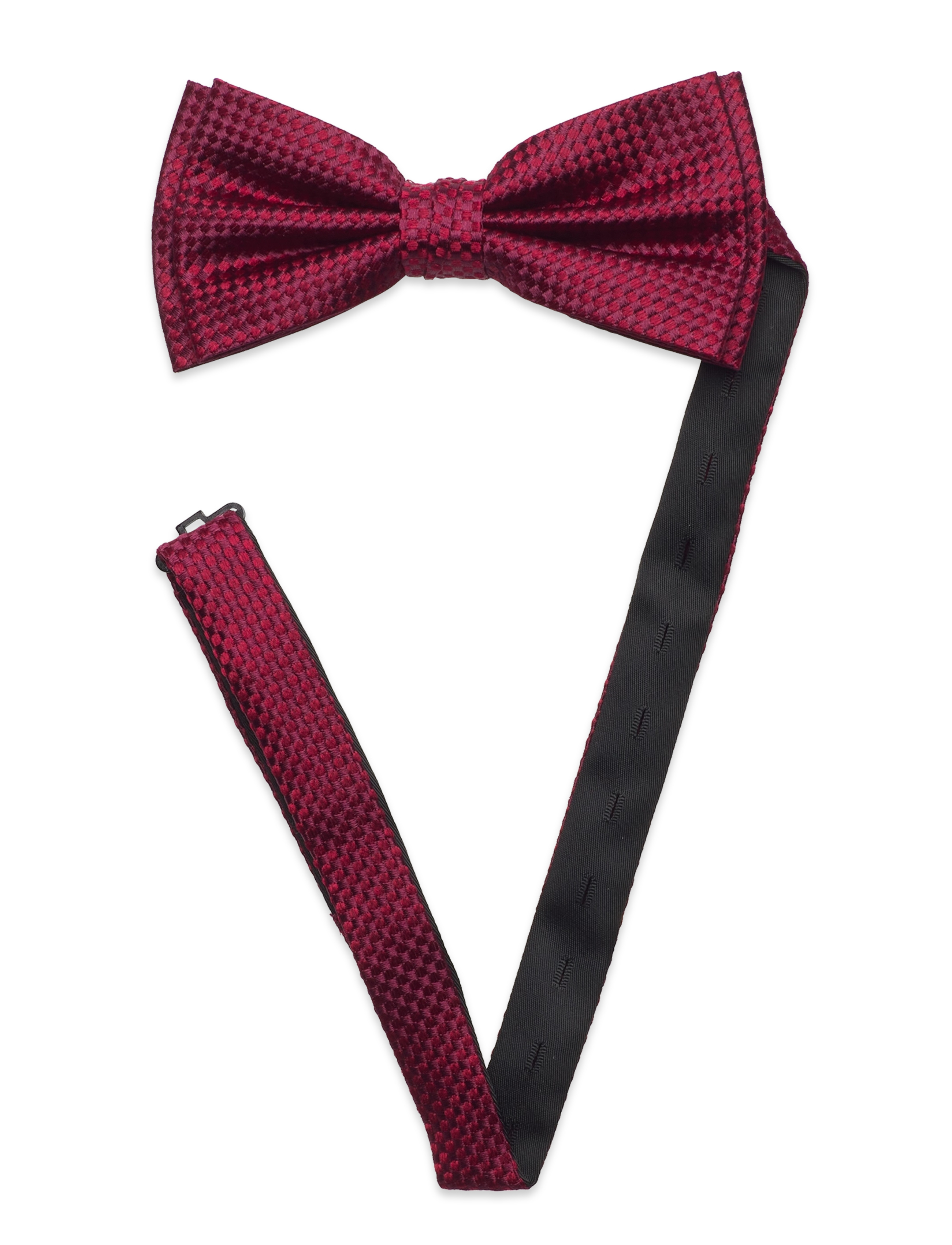Portia 1924 - Solid Silk Bow Tie - burgundy - 1