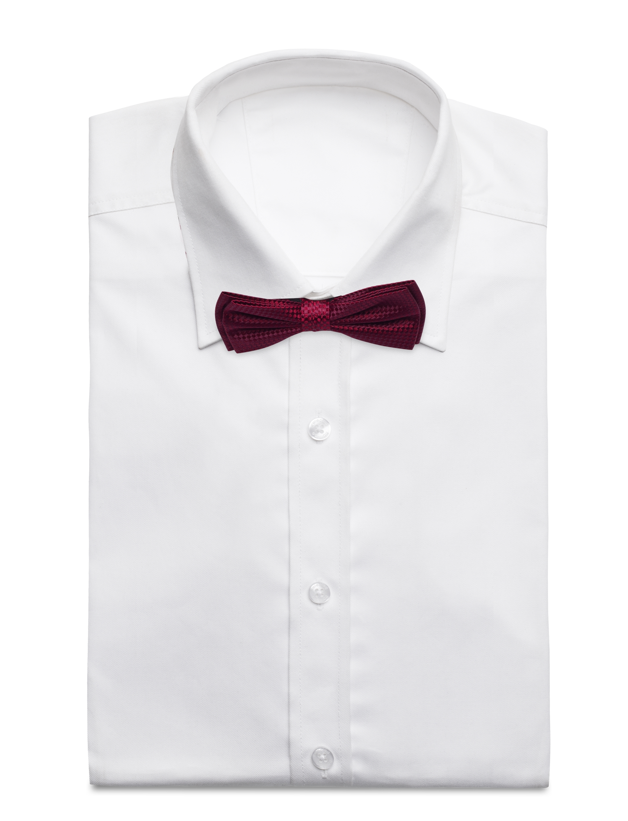 Portia 1924 - Solid Silk Bow Tie - burgundy - 2