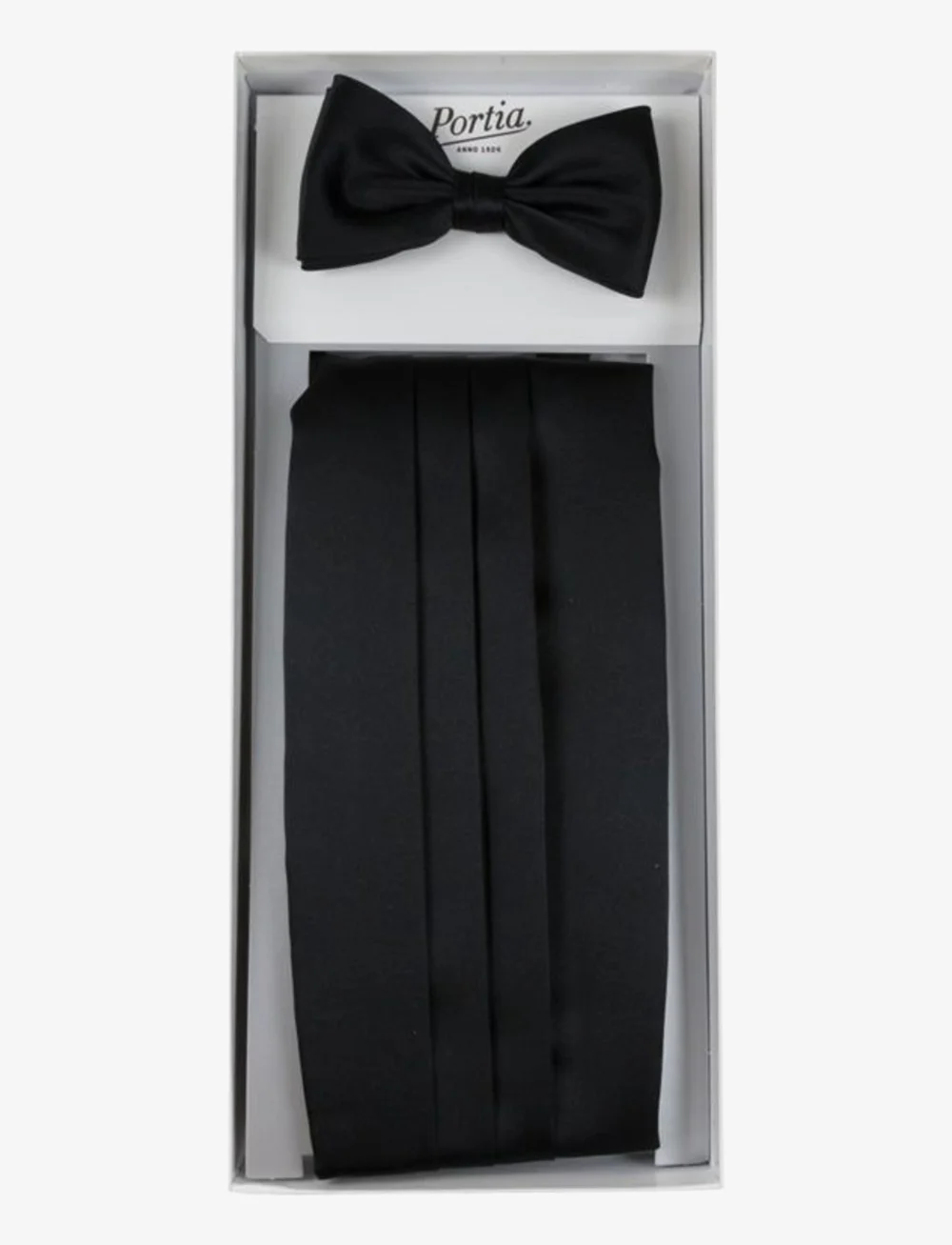 Portia 1924 - Polyester Cummerbund Set - flugor - black - 0