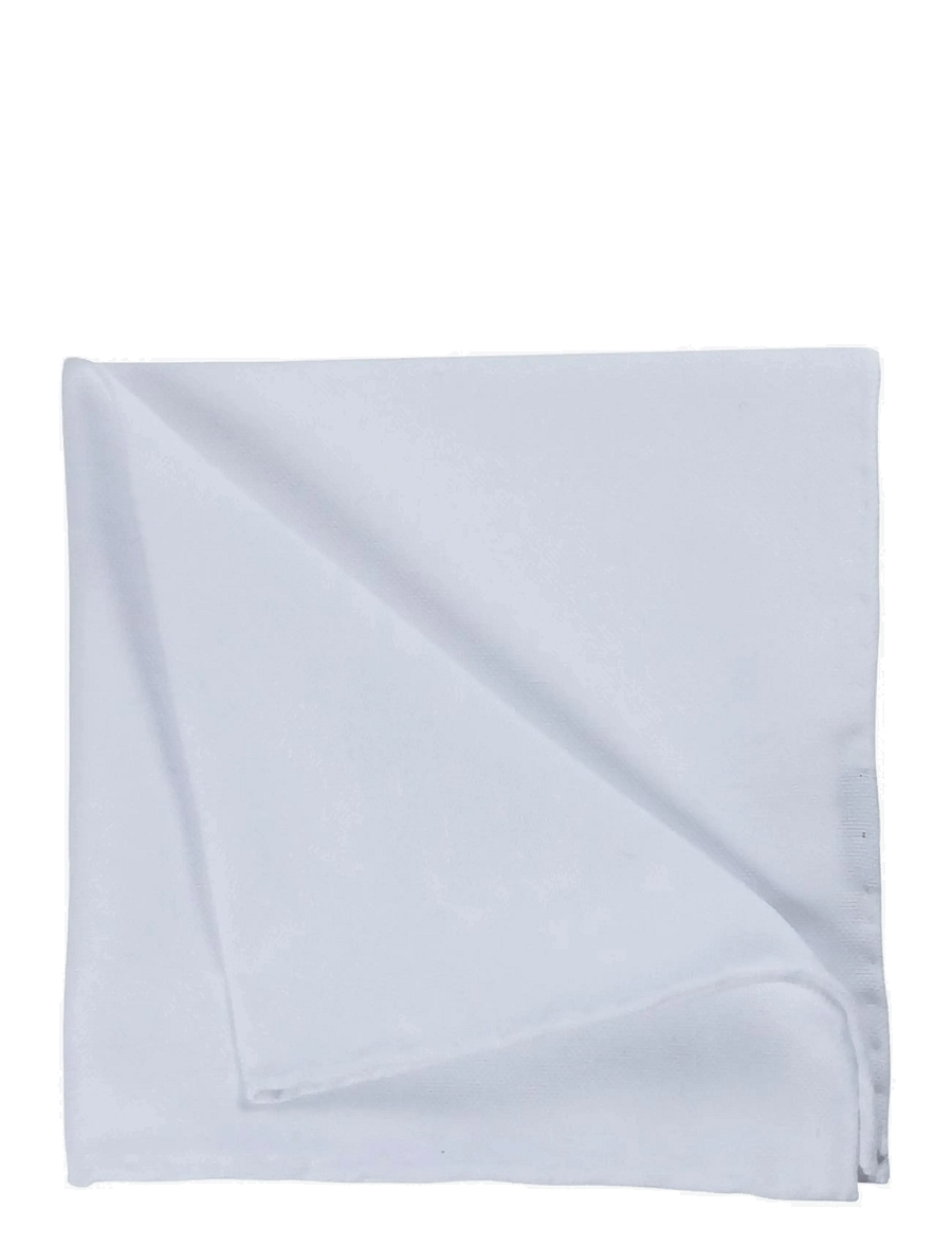 Portia 1924 - Solid Cotton Pocket Square - näsdukar - white - 1