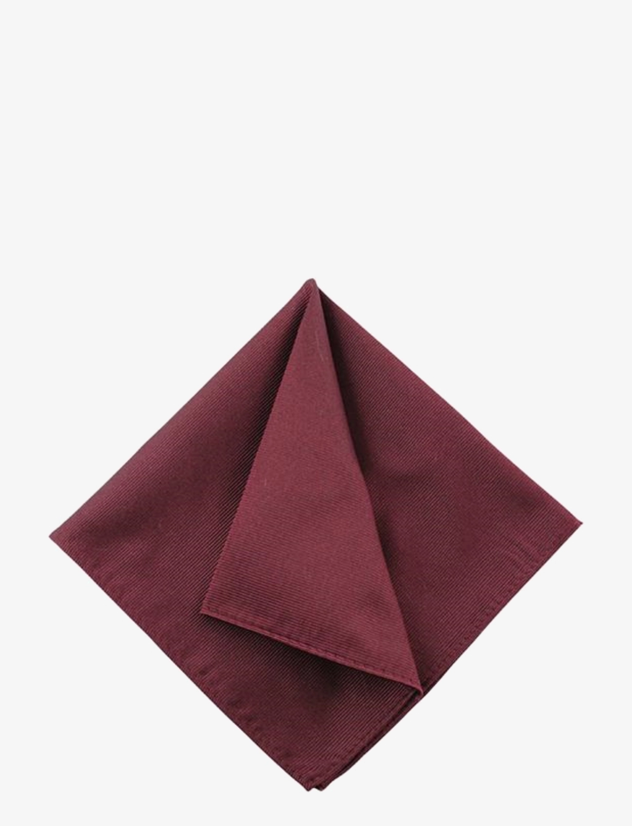 Portia 1924 Solid Silk Pocket Square, One Size, Accessories, Burgunderrot - Squares, Männerswear