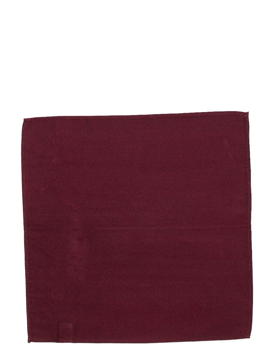 Portia 1924 - Solid Silk Pocket Square - einstecktücher - burgundy - 1