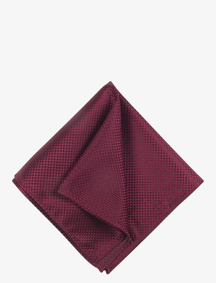 Portia 1924 - Silk Pocket Square - pochettes de costume - burgundy - 0