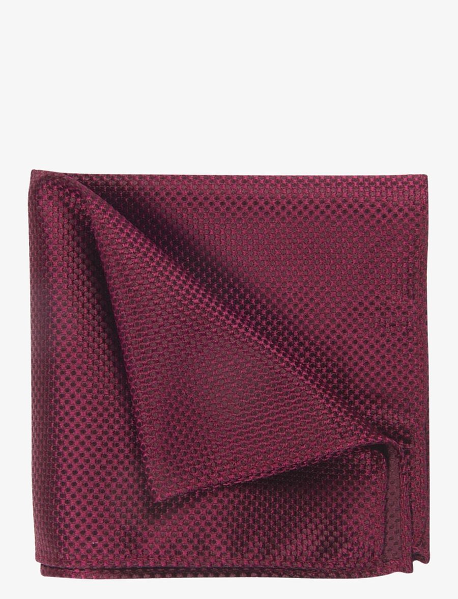 Portia 1924 - Silk Pocket Square - pochettes de costume - burgundy - 2