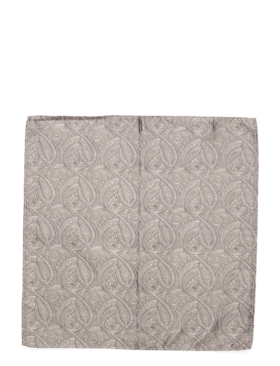 Portia 1924 - Paisley Silk Pocket Square - taskurätid - beige - 0