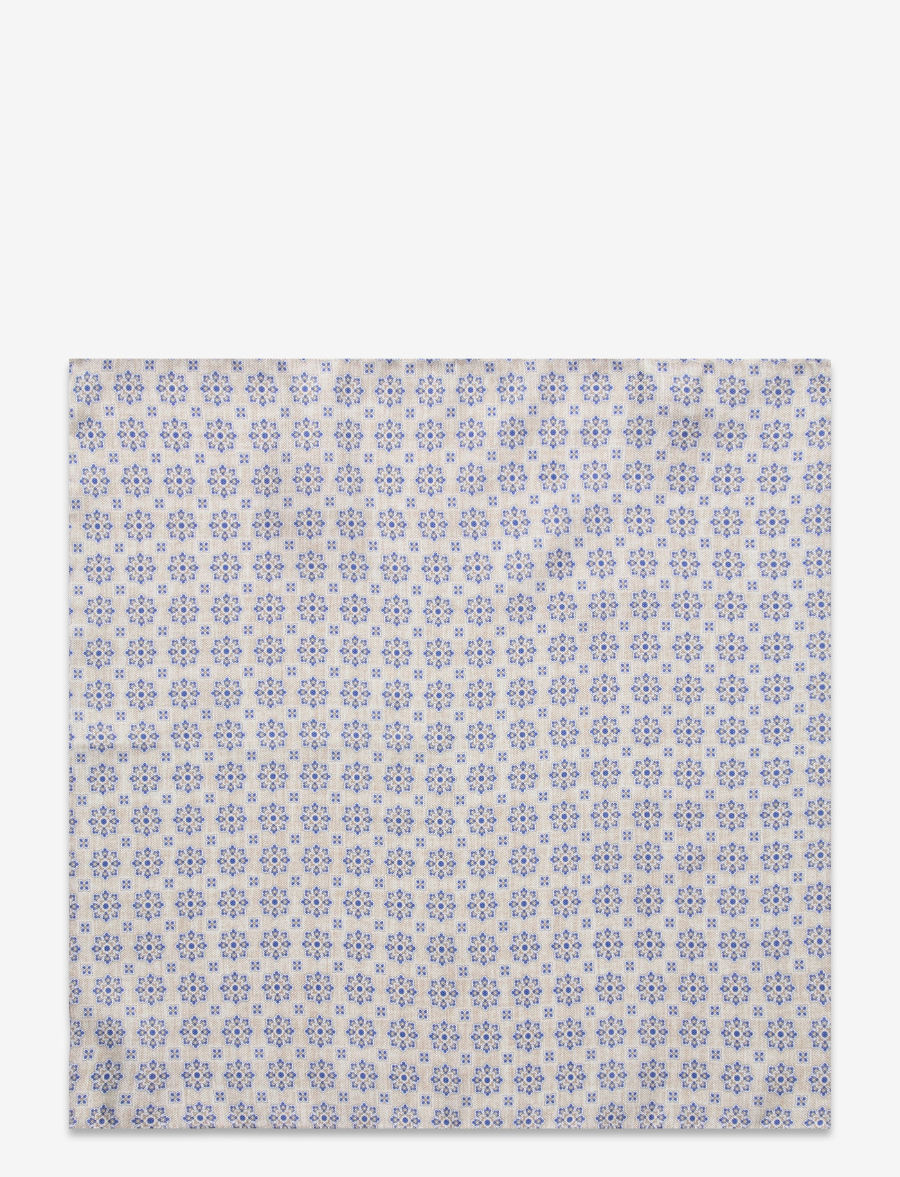 Portia 1924 - Pattern Silk Pocket Square - pocket squares - beige - 0