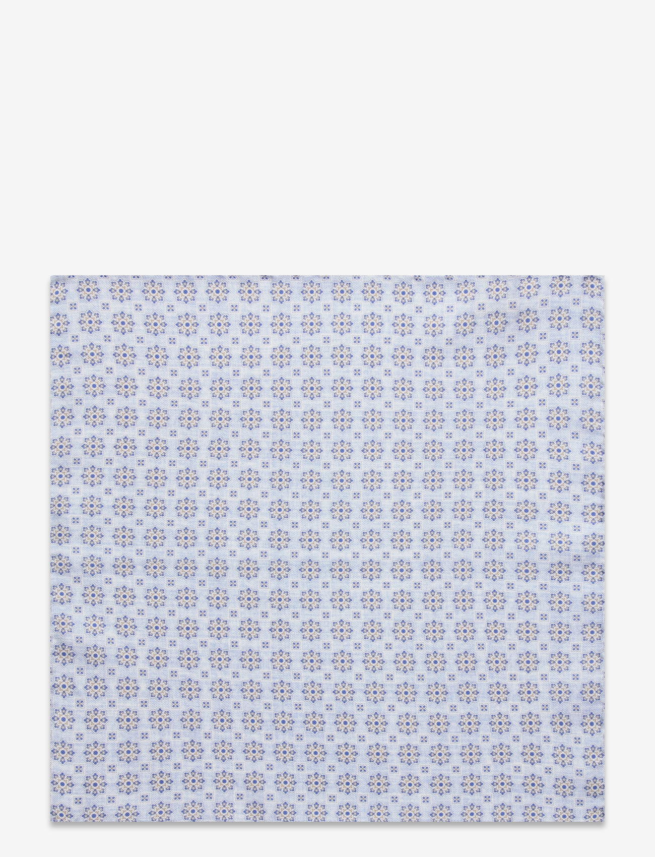 Portia 1924 - Pattern Silk Pocket Square - pocket squares - light blue - 0