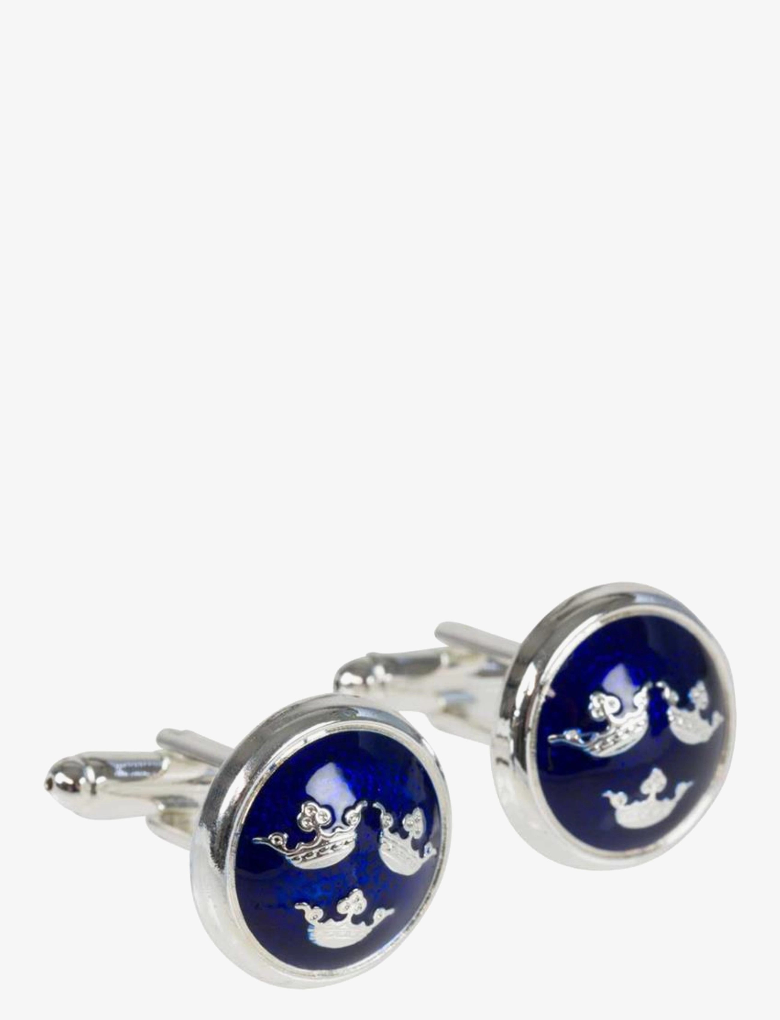 Portia 1924 Cuff Links, One Size, Silver, Tilbehør > Manchetknapper, Herre