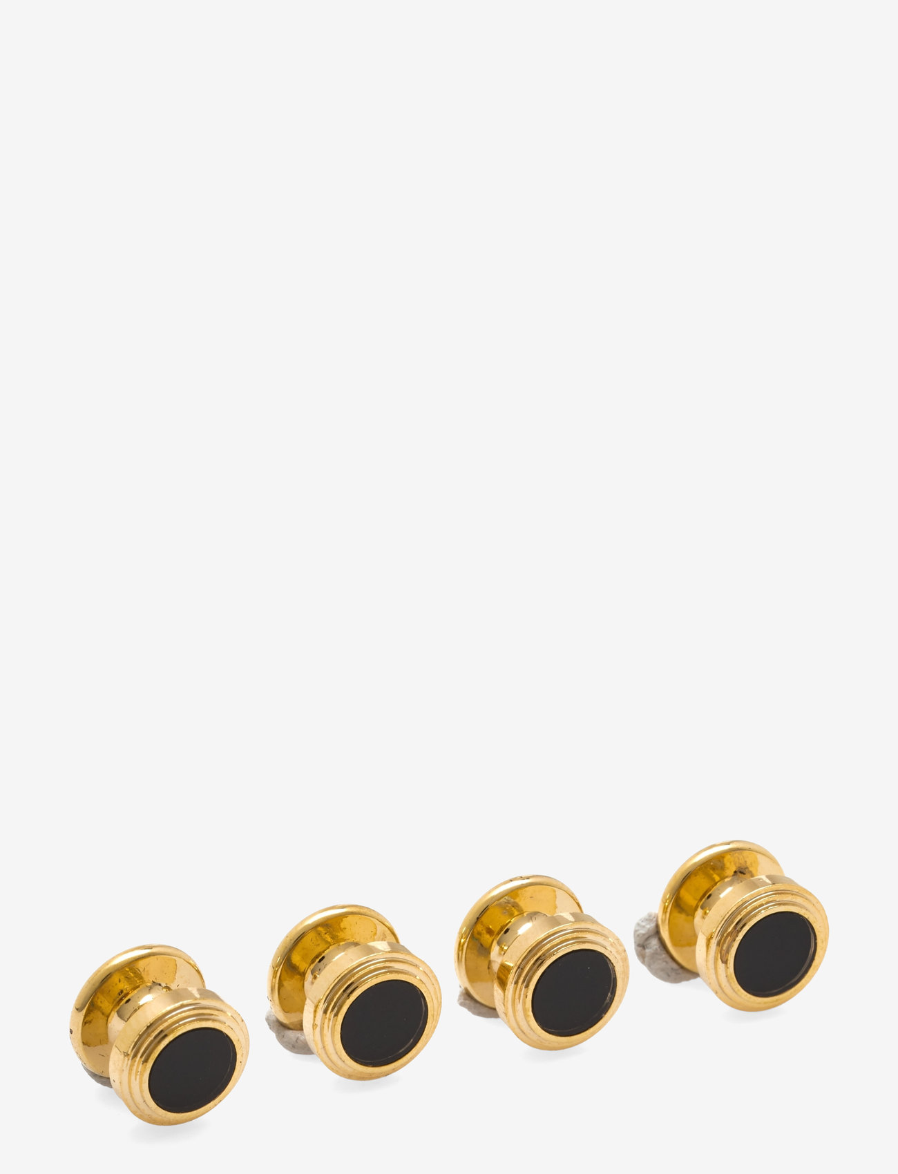 Portia 1924 - Gold & Studset 4 buttons - manschettknappar - gold/black - 2