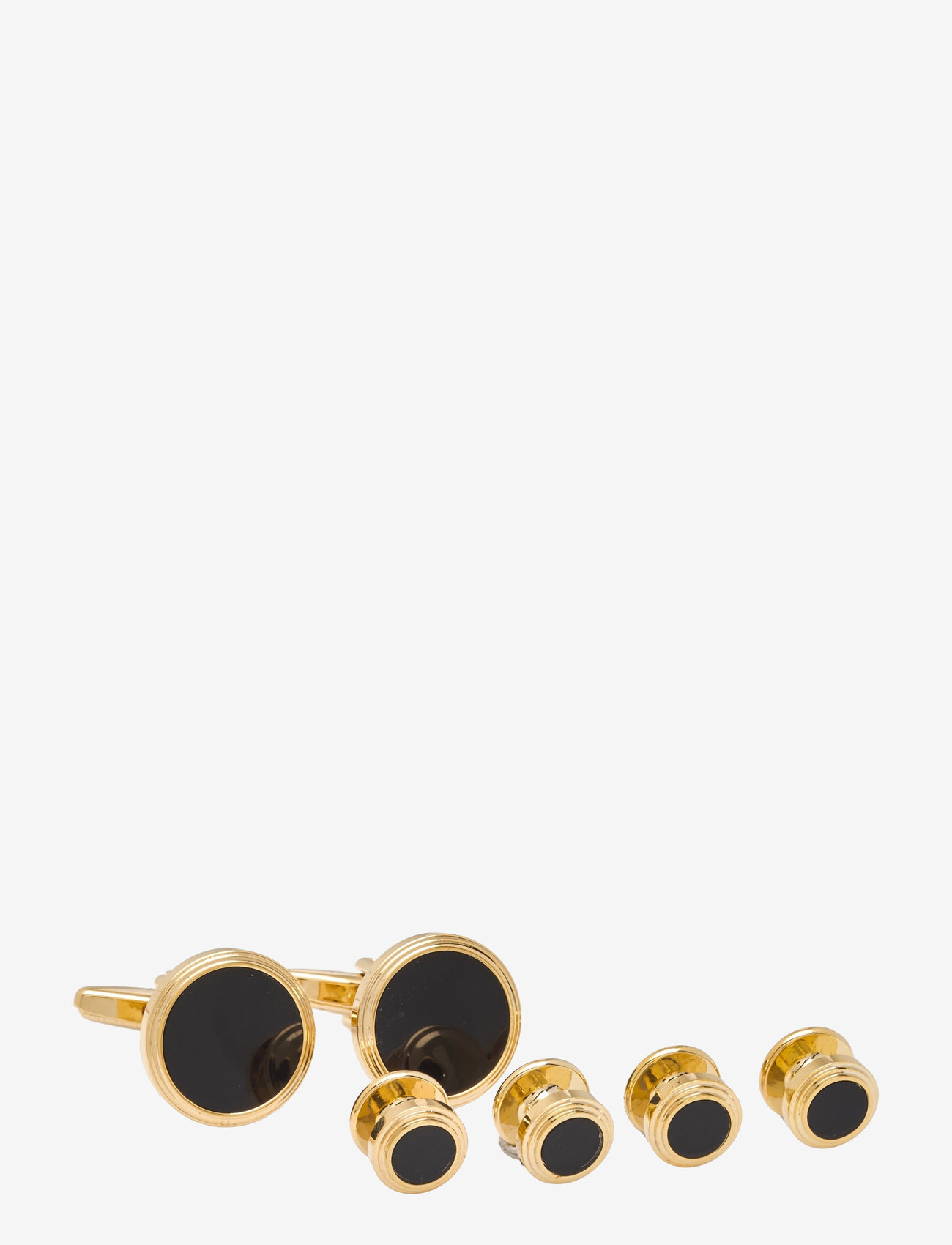 Portia 1924 - Gold & Cuff Links & Studset - manchetknapper - gold/black - 1