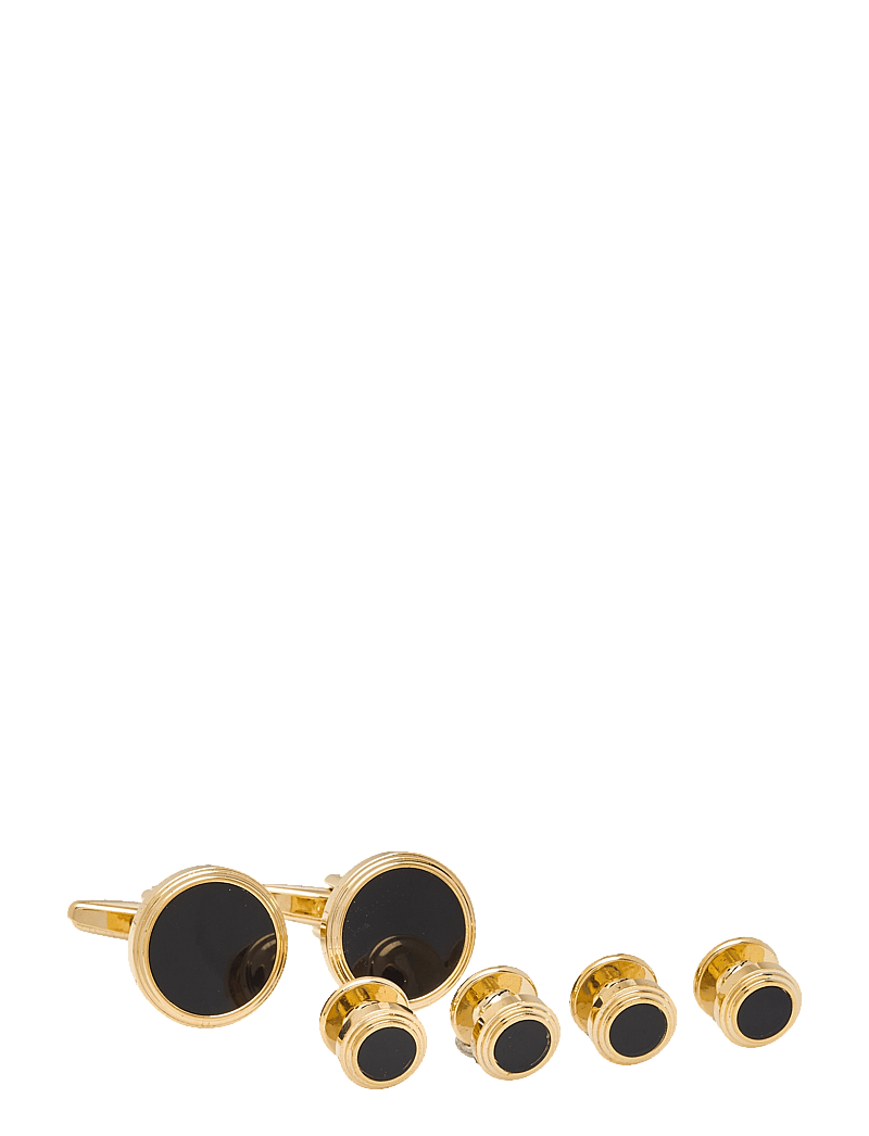 Portia 1924 - Gold & Cuff Links & Studset - manchetknapper - gold/black - 1