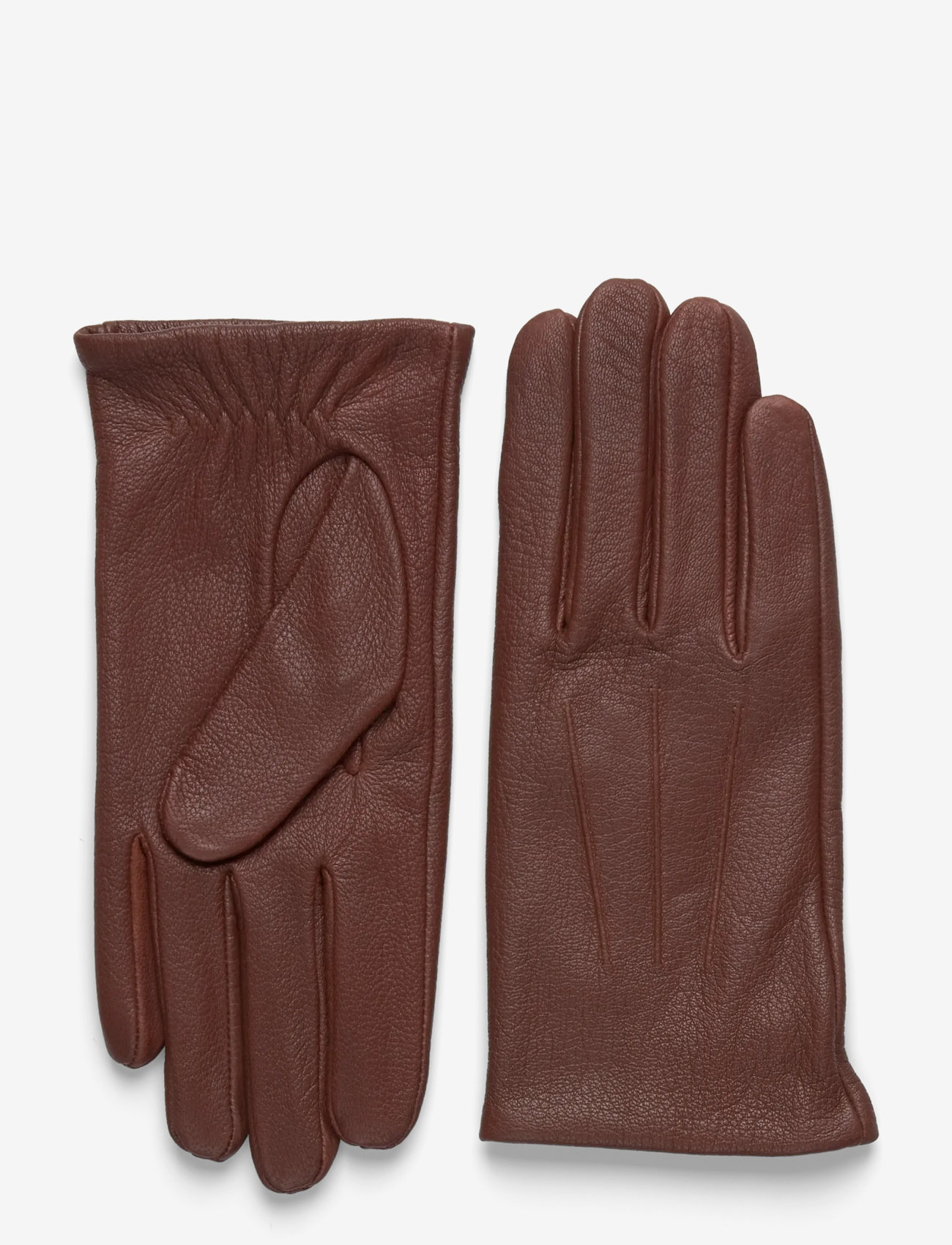Portia 1924 - Brown Leather Gloves - nach anlass kaufen - cognac - 0