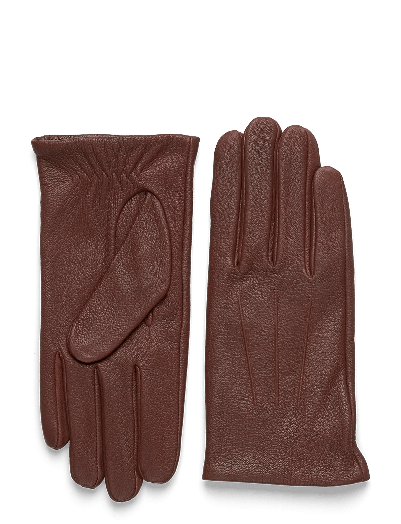 Portia 1924 - Brown Leather Gloves - nach anlass kaufen - cognac - 0