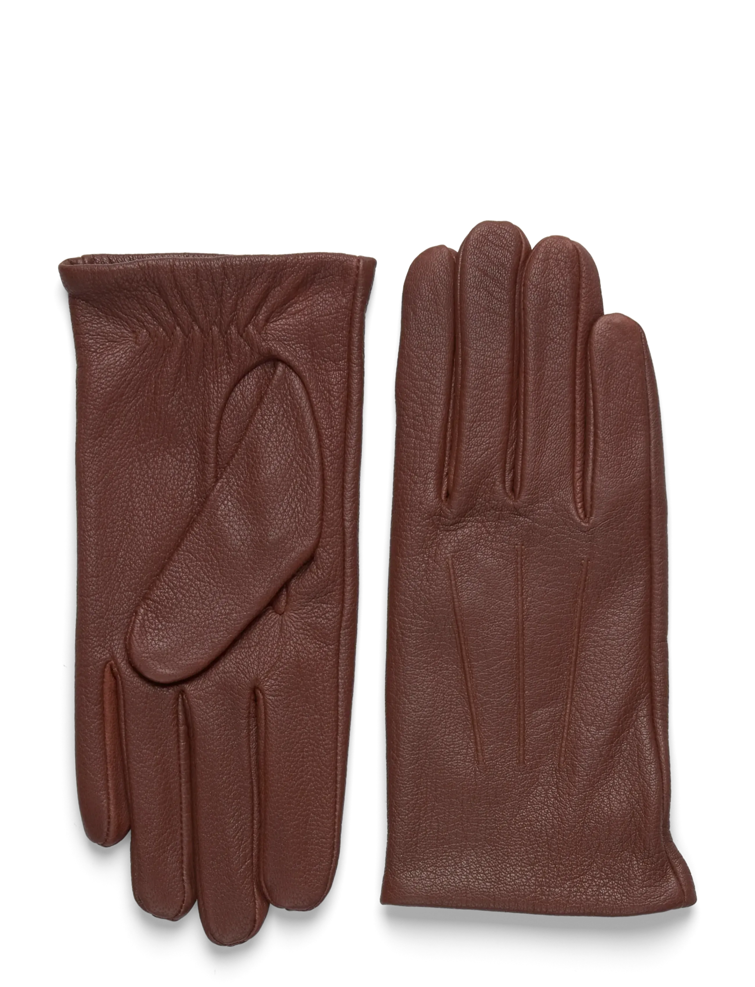 Portia 1924 Leather Gloves - Handschuhe - COGNAC / brown