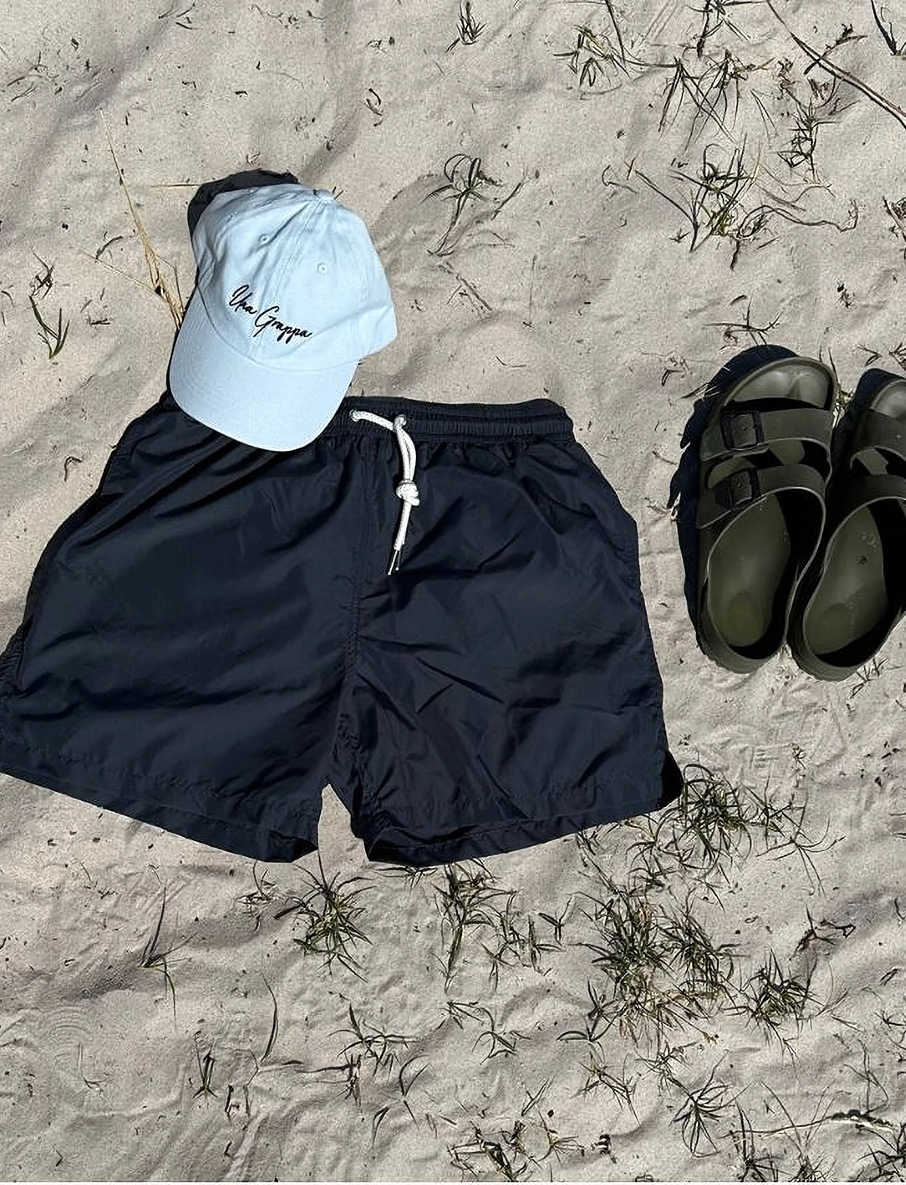 Portia 1924 Solid Swim Shorts, XXL, Bademode, Marineblau - Männerswear