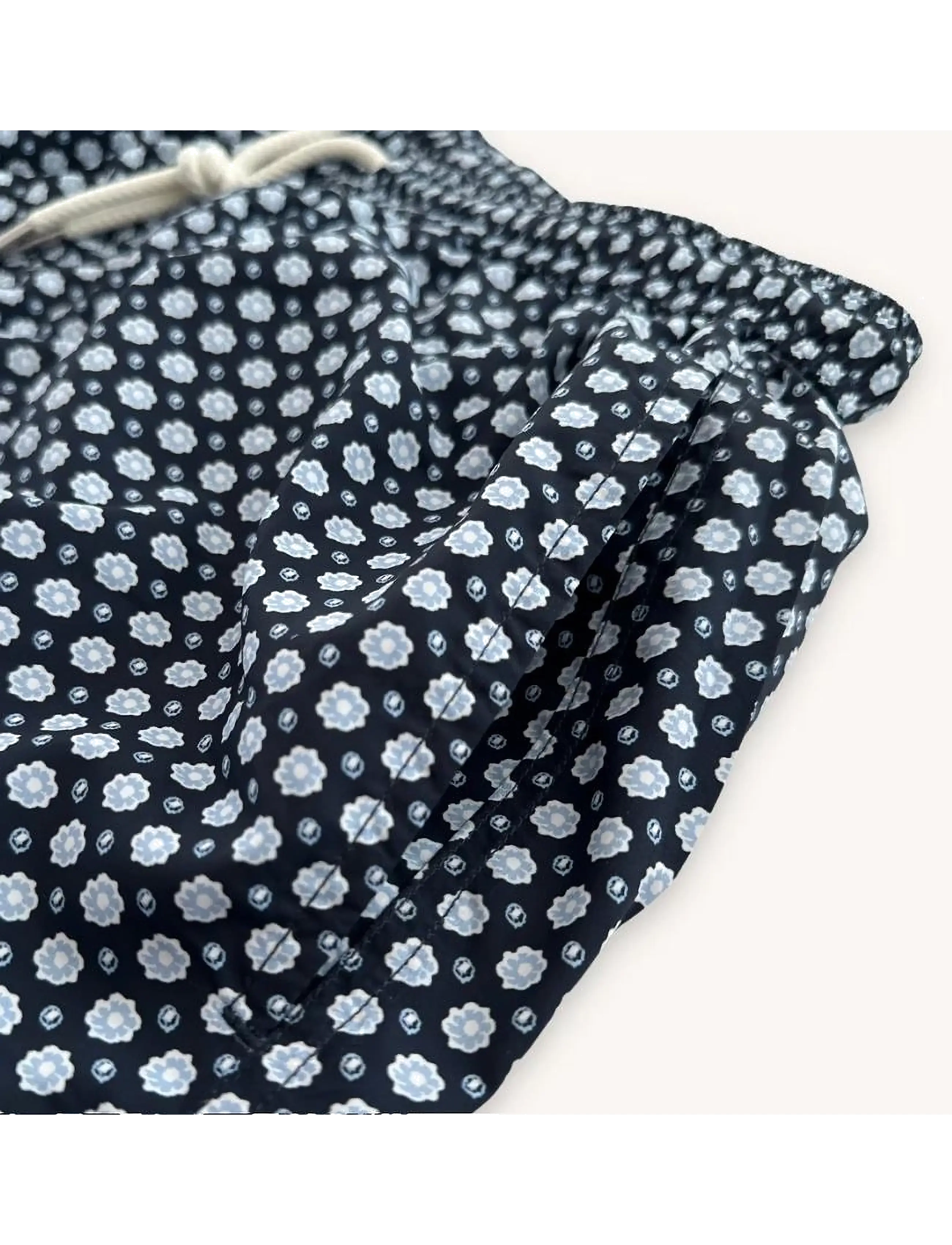 Portia 1924 - Floral Swimshorts - badehose - blue - 2