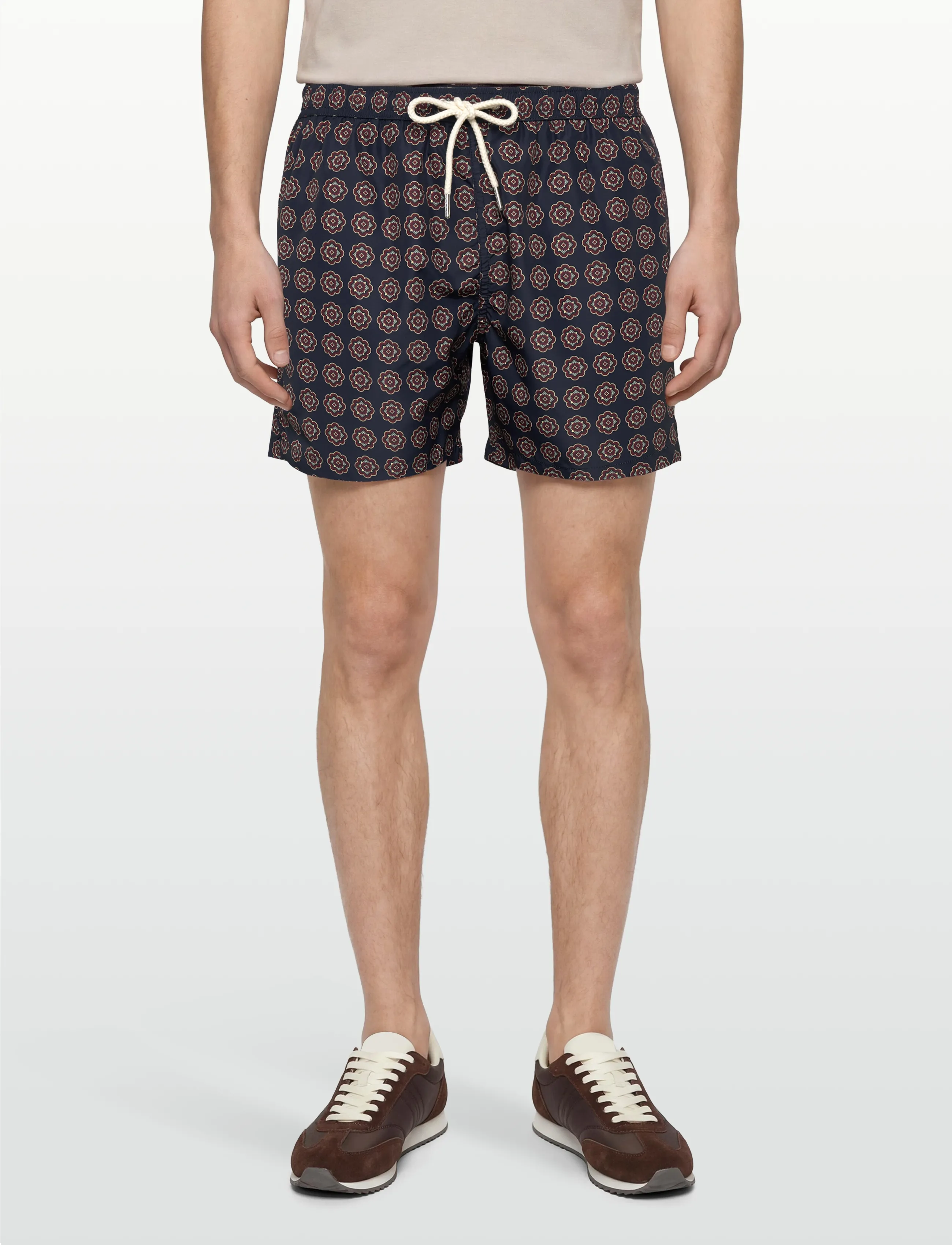 Portia 1924 - Pattern Swimshorts - badehose - blue - 3