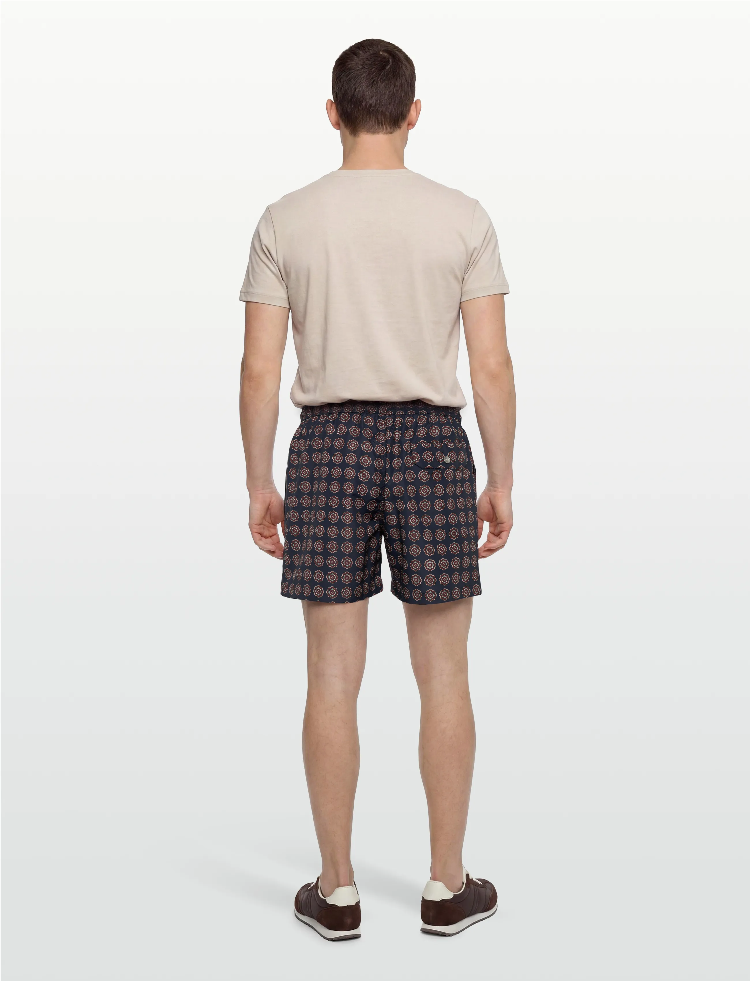 Portia 1924 - Pattern Swimshorts - badehose - blue - 4