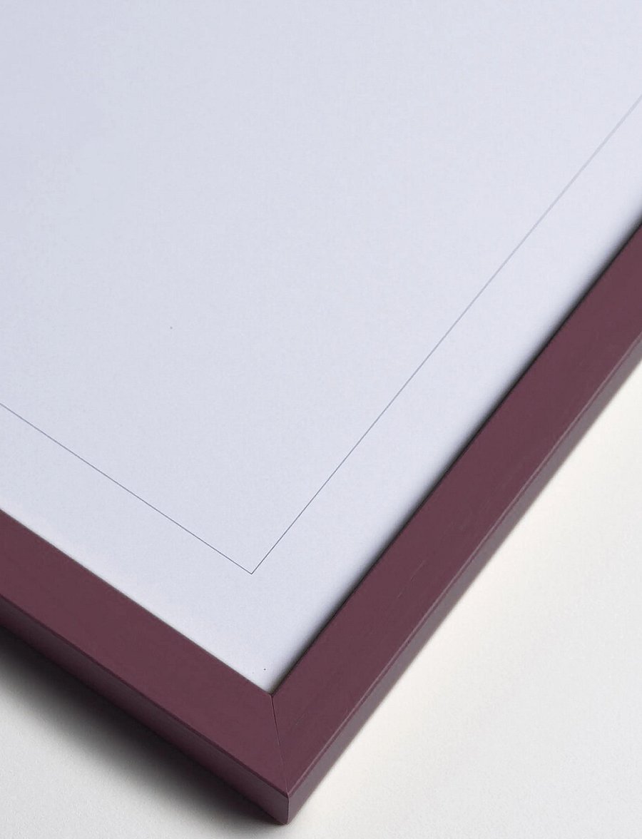 Poster & Frame - Plum Wood Frame - pildiraamid - plum - 2